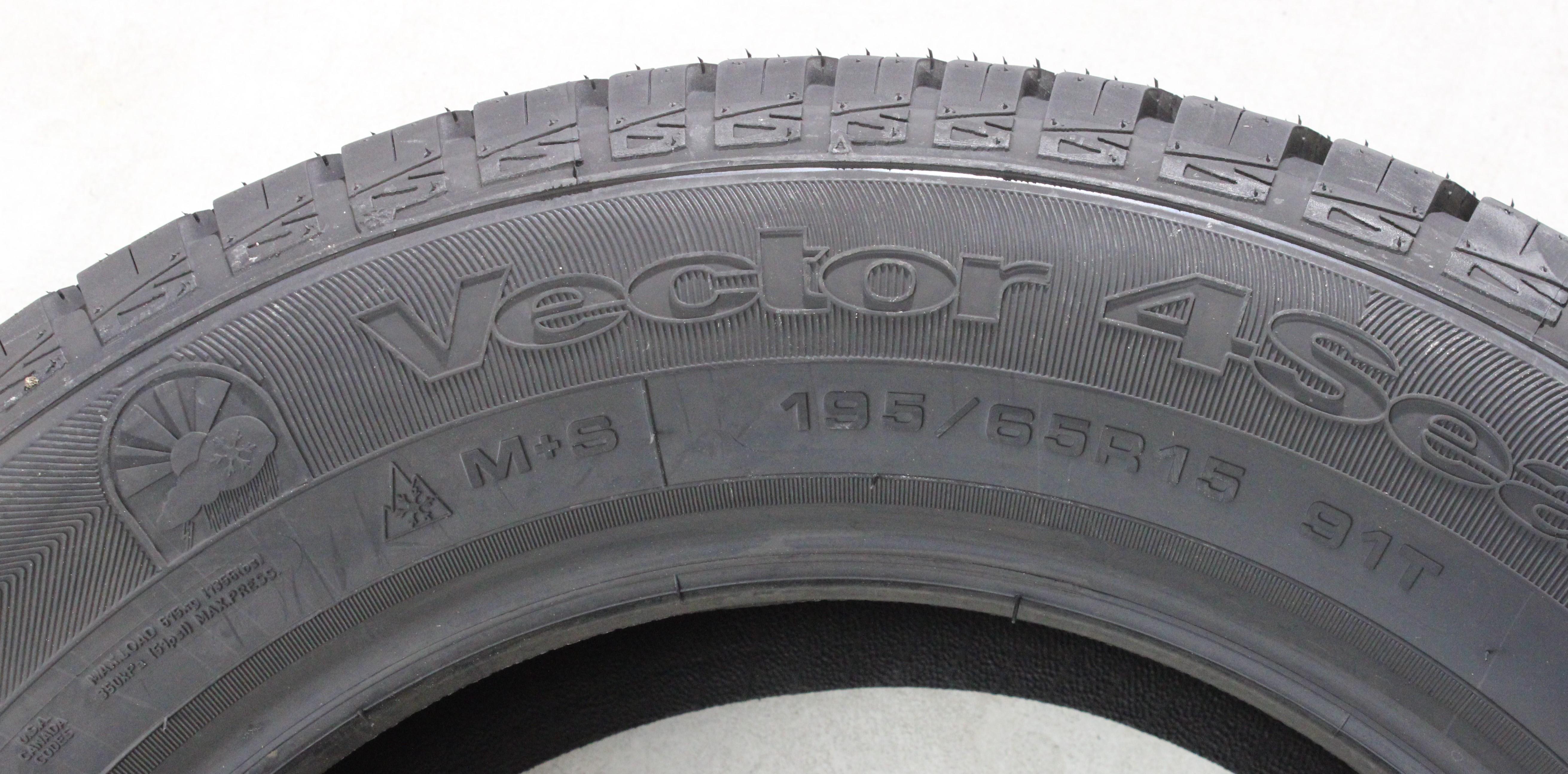 4 x 195/65R15 91T Ganzjahresreifen Goodyear Vector 4 Seasons 2022 NEU