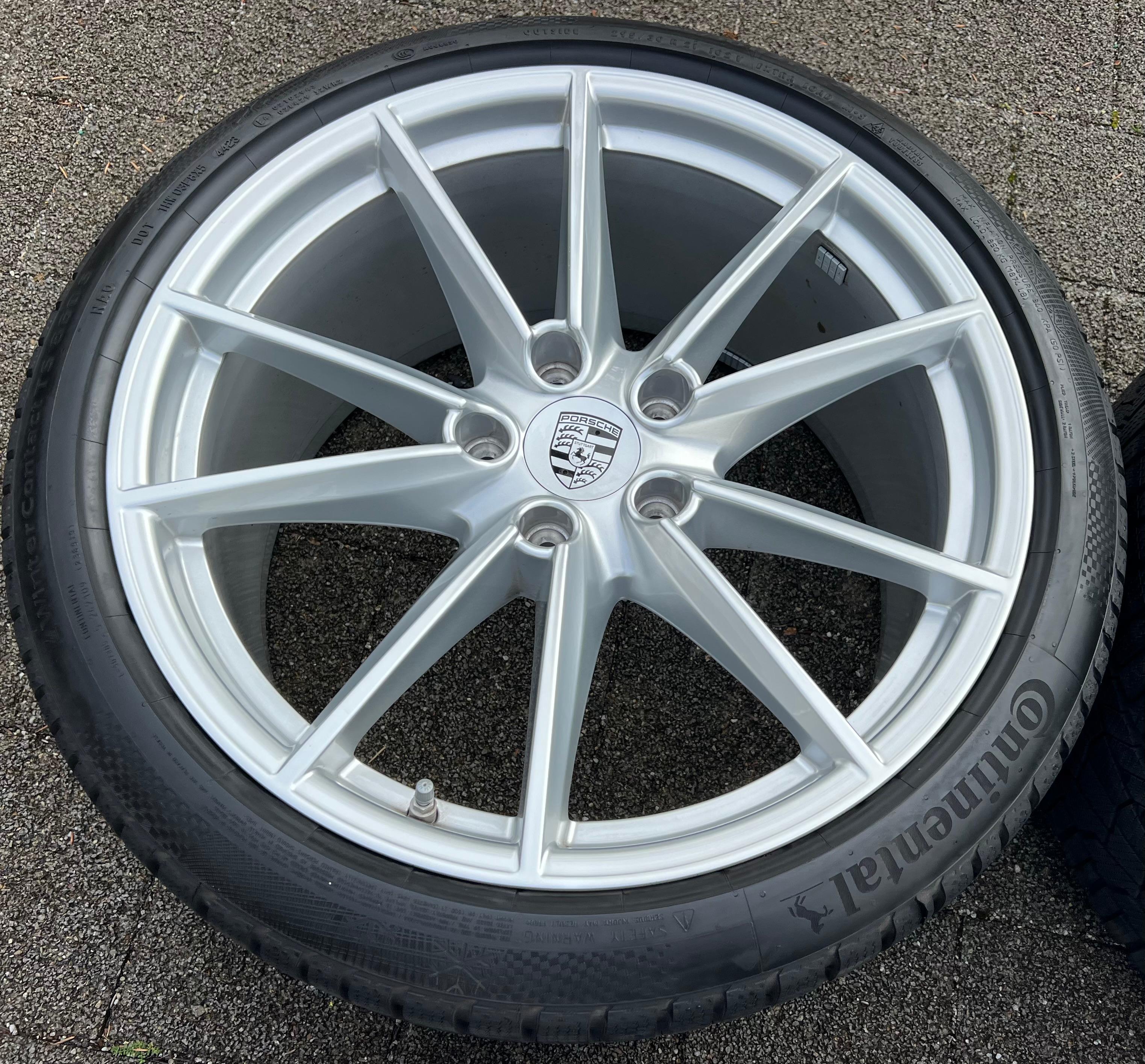 4 ORIGINELE 20" 21" ALUMINIUM WINTERWIELEN PORSCHE 911 992 992601025C 992601025D RDKS