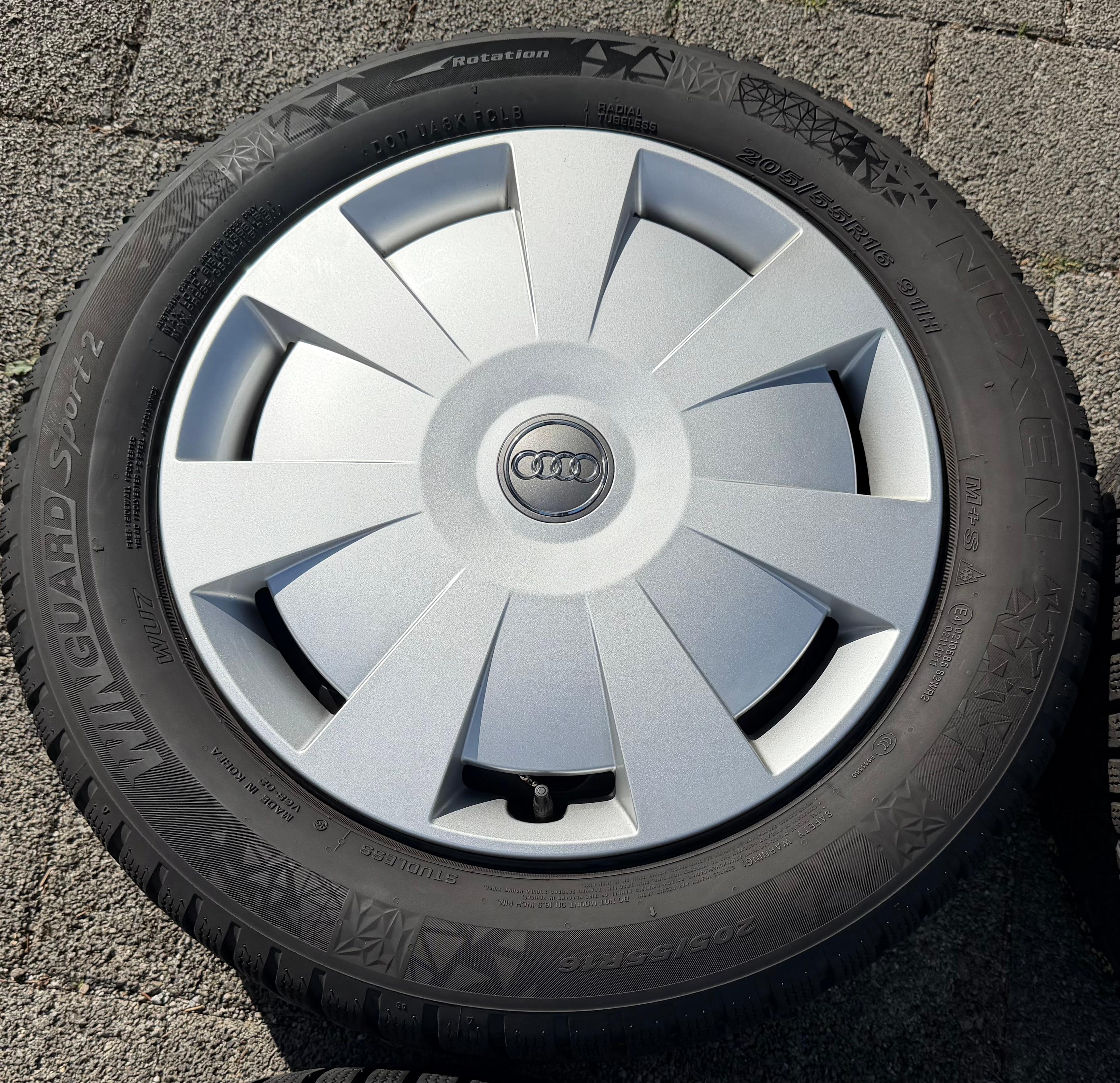 4 ruedas de invierno Audi A3 8V Sportback Cabrio 205/55R16 91H Nexen 8V0601027A 2023