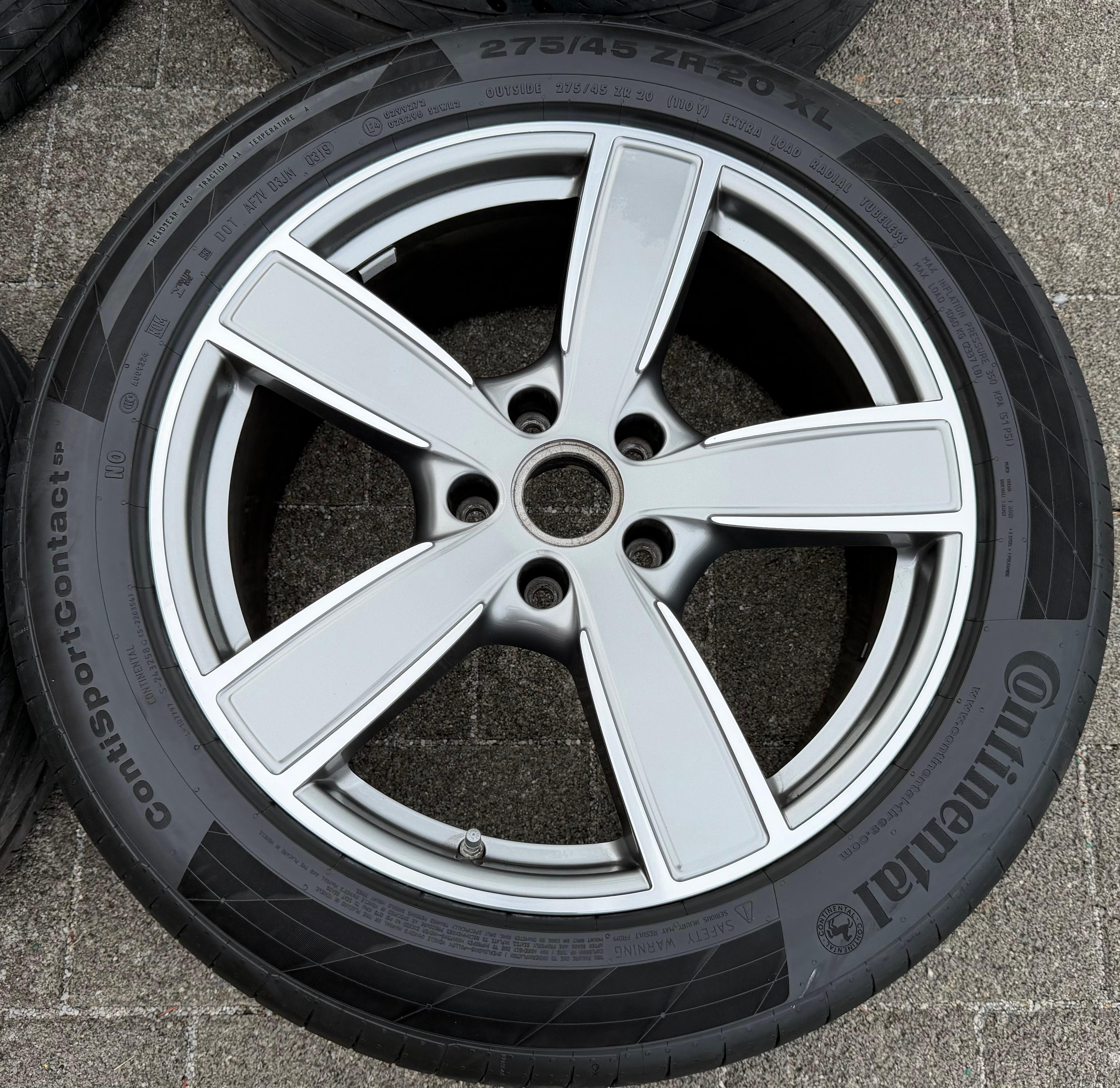 4 Original 20" Alu Sommerräder Porsche Cayenne 9YA 9Y0601025BP 9Y0601025BQ RDKS