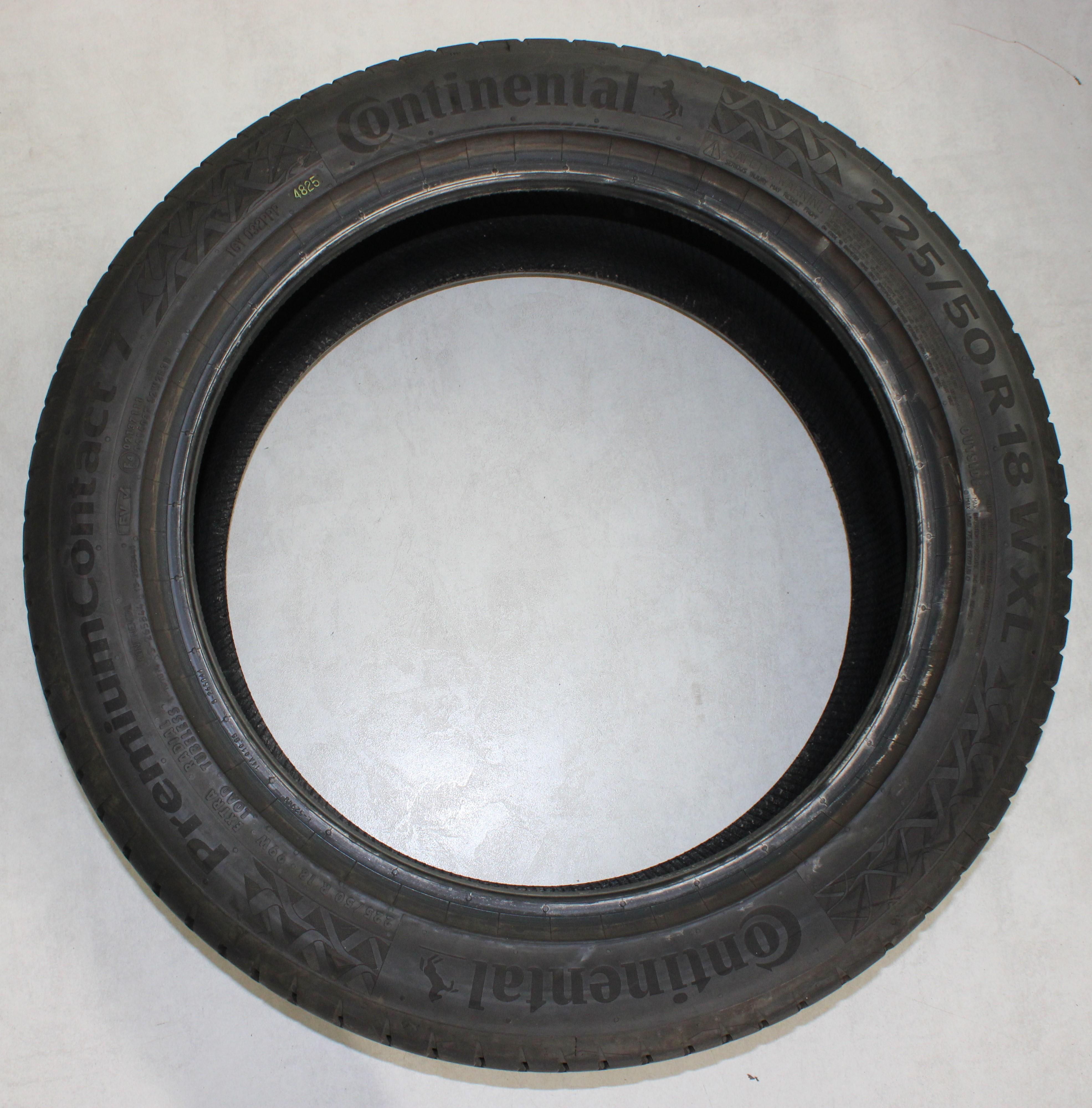 1 x 225/50R18 99W Sommerreifen Continental Premium Contact 7 7mm 2025 XL