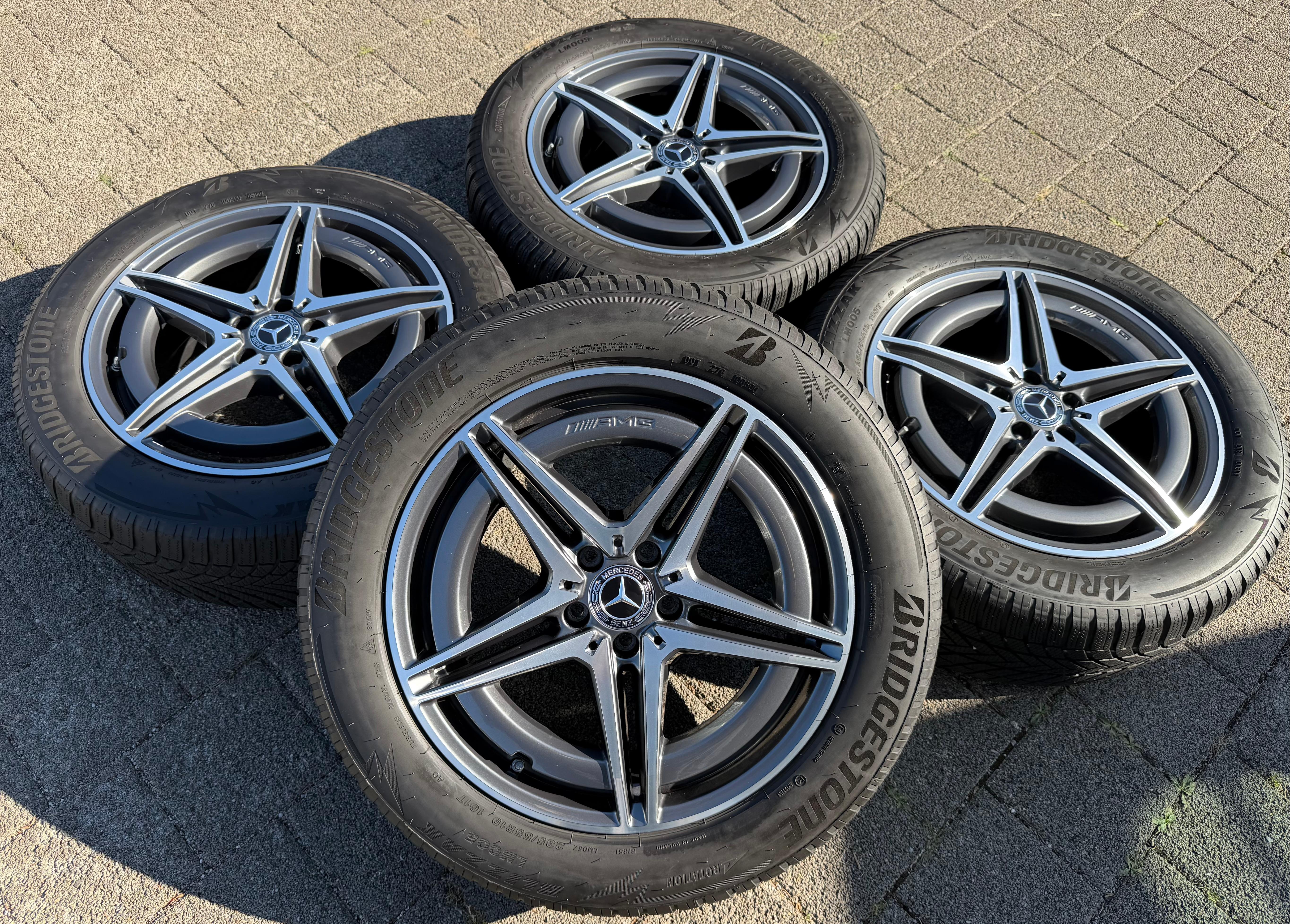 4 ORIGINAL 19" ALU WINTERRÄDER MERCEDES EQC N293 A2934011400 A2934010700 RDKS