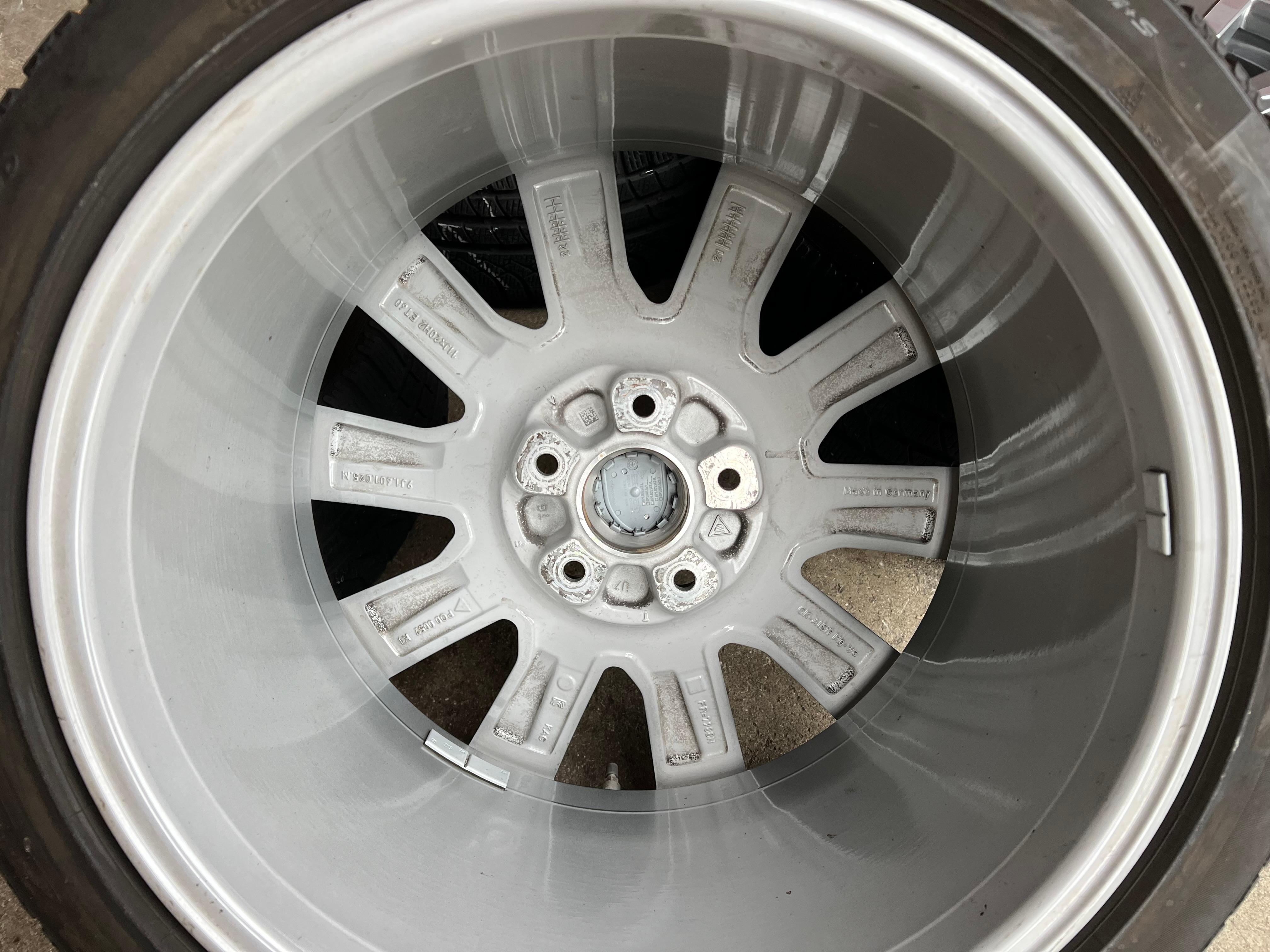 4 RUEDAS DE INVIERNO DE ALEACIÓN ORIGINALES DE 20" PARA PORSCHE TAYCAN TEQUIPMENT RDKS, ENVÍO GRATUITO