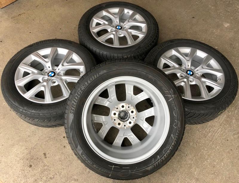 4 ORIGINELE 17" ALUMINIUM WIELEN BMW X1 F48 / X2 F39 TPMS 6856076 6,5x17 ET39