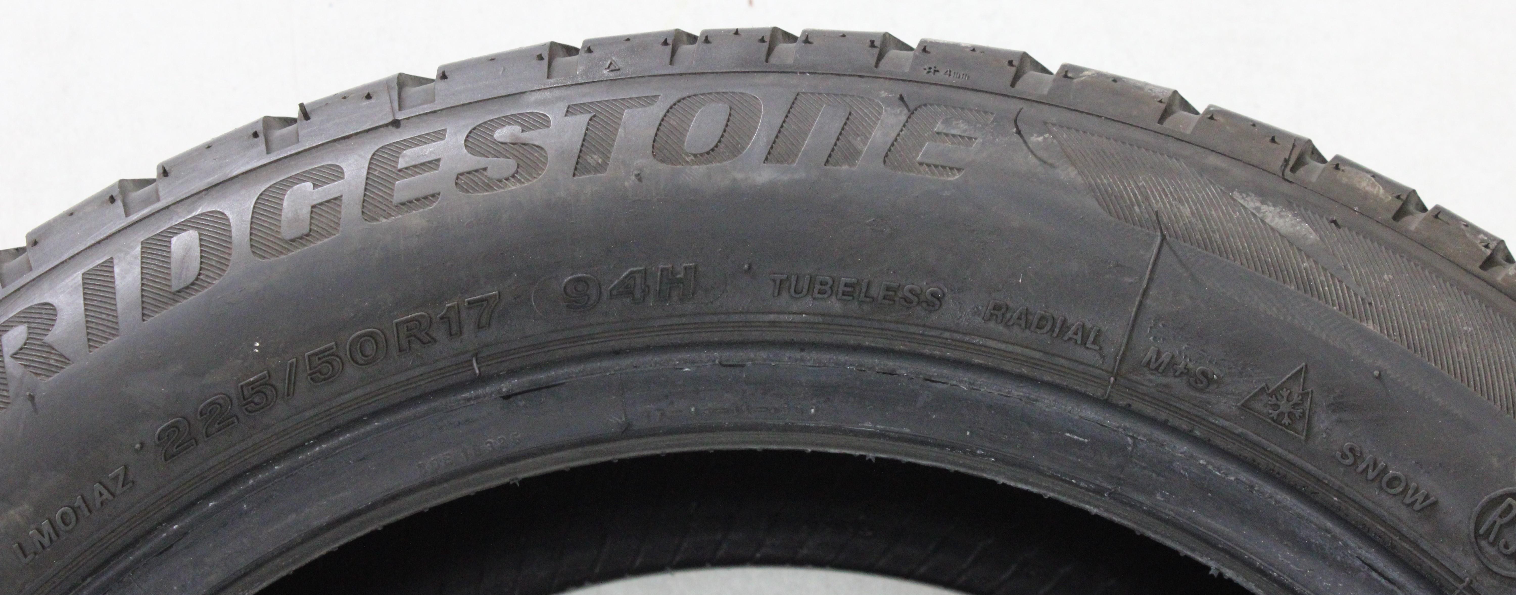 2 x 225/50R17 94H Winterreifen Bridgestone Blizzak LM001 * Runflat 5,5-6mm 2020