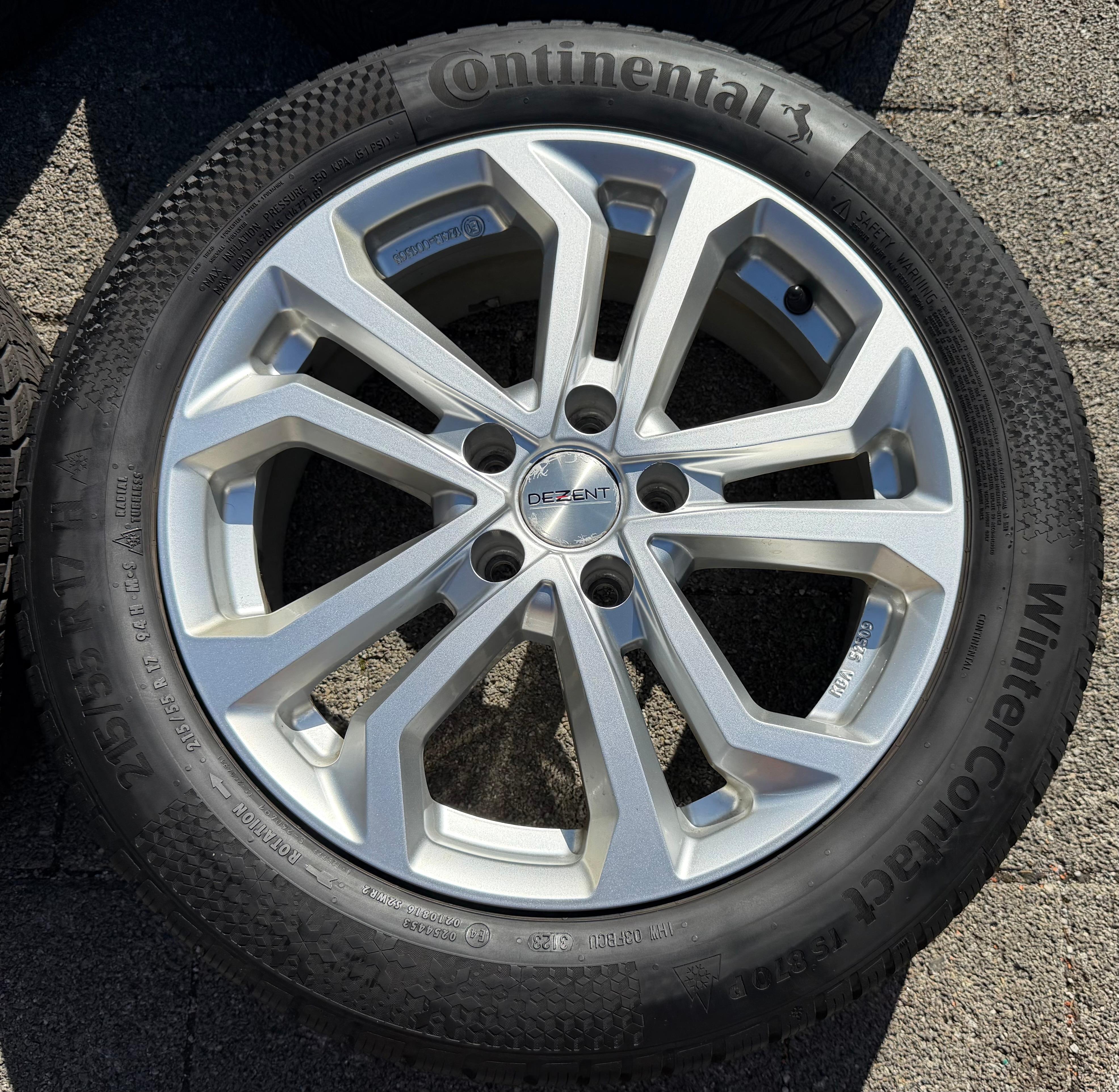 4 Alu 17" Winterräder Audi Q2 Seat Cupra Ateca Skoda Superb VW Passat B8 3G 2023