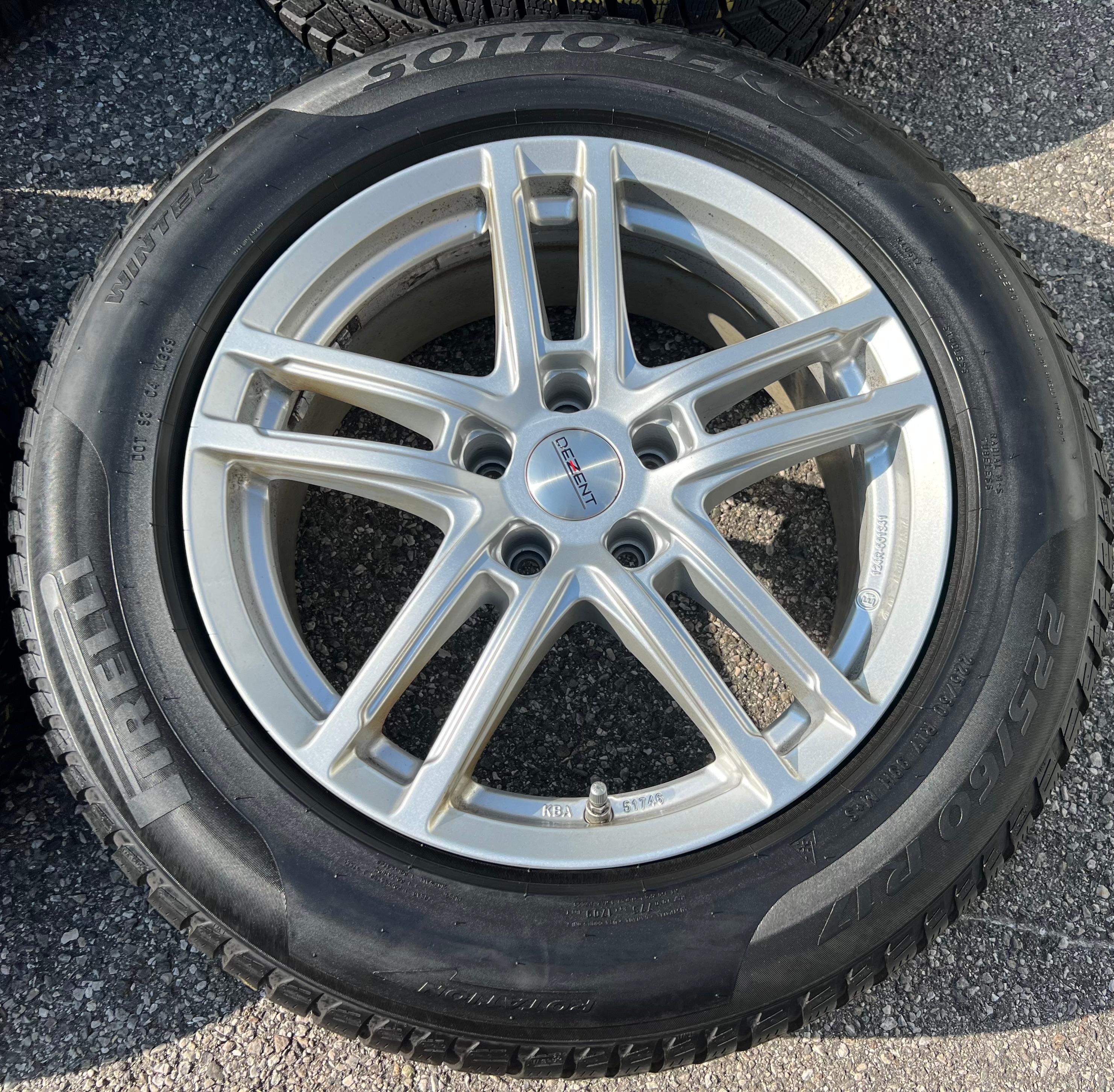 4 ROUES D'HIVER ALU 17" AUDI A6 A7 AVANT LIMOUSINE F2 225/60R17 99H RDKS FRANCO DOMICILE