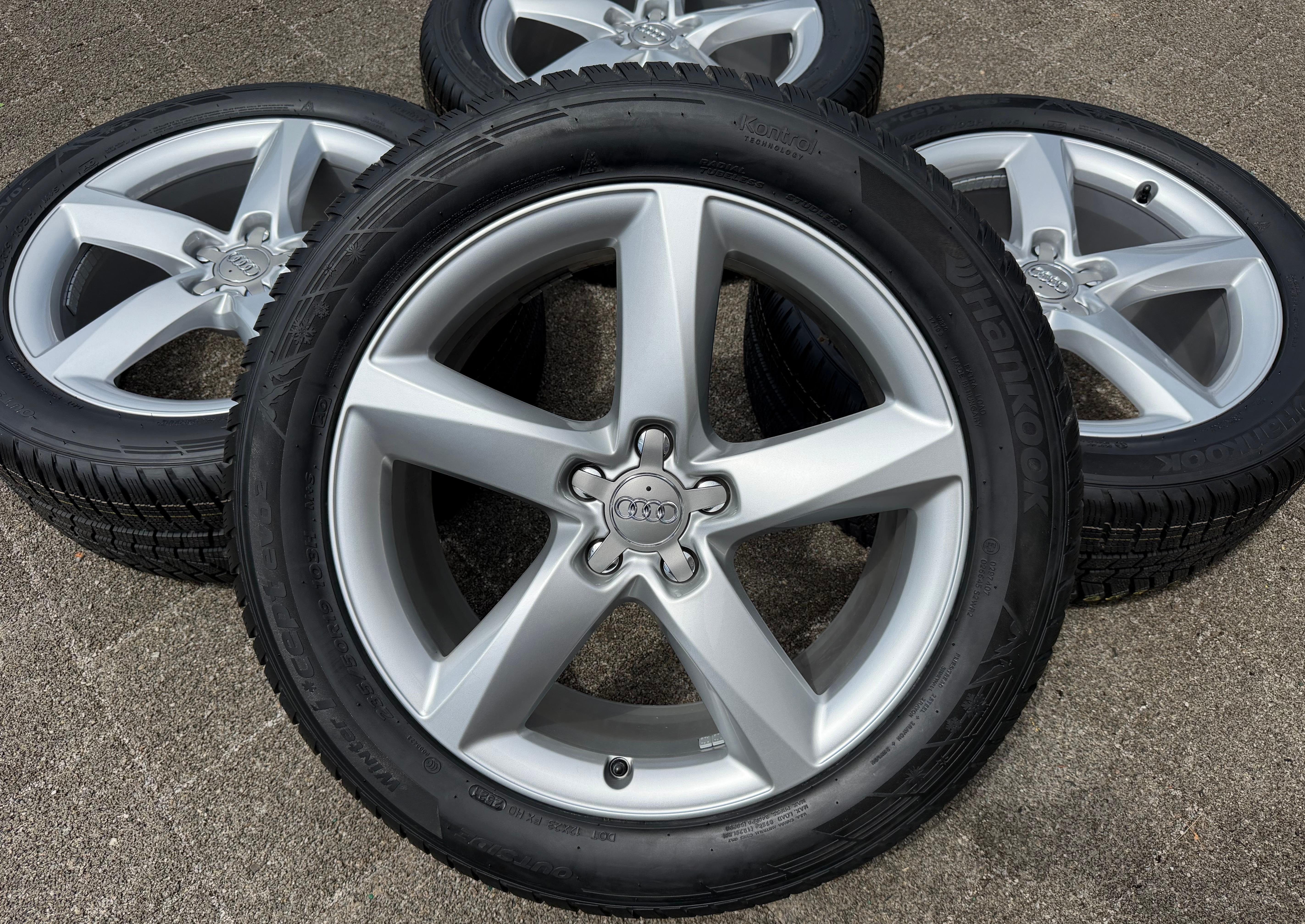 4 Original 19" Alu Winterräder Audi A8 4H 235/50R19 103H 4H0601025C Hankook