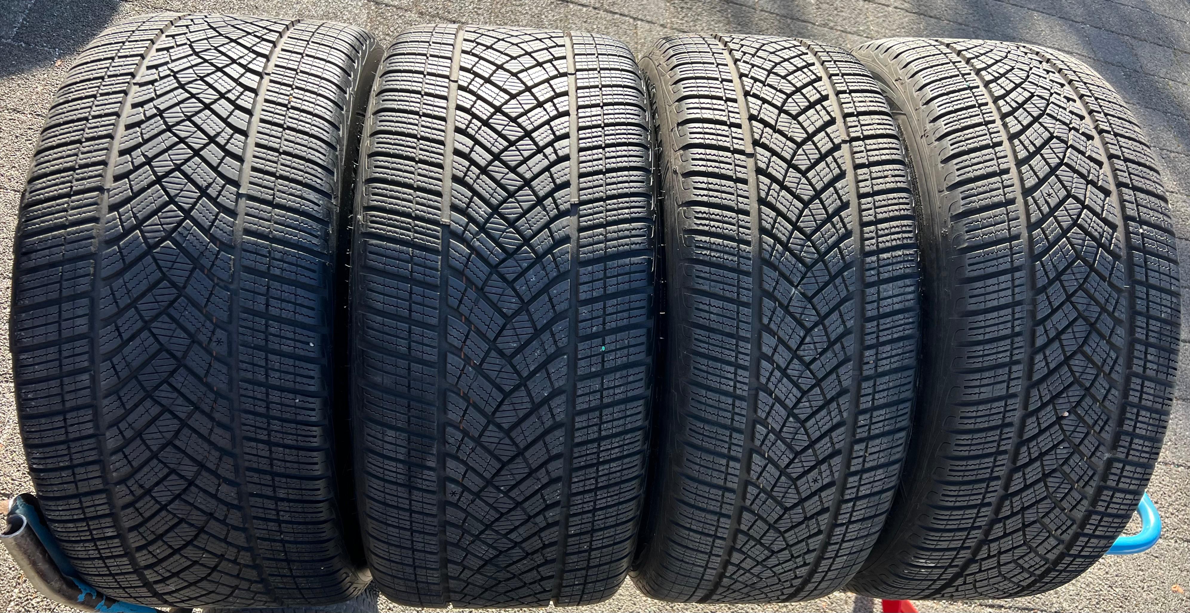 4 RUOTE IN LEGA ORIGINALI DA 20" INVERNALI PORSCHE TAYCAN TEQUIPMENT RDKS CONSEGNA GRATUITA