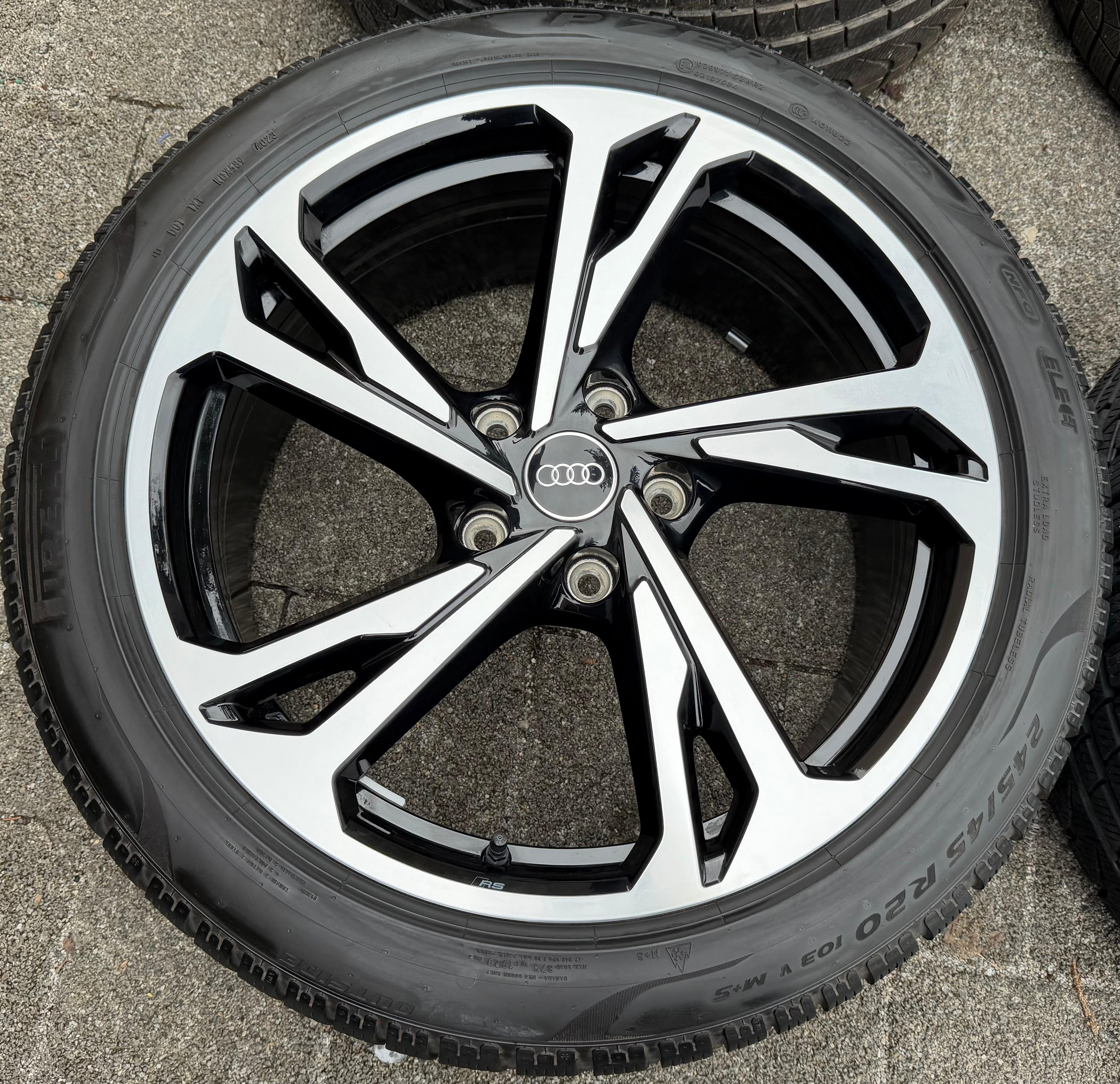 4 ORIGINAL 20" ALU WINTERRÄDER AUDI ETRON E-TRON GT 4J3601025AM 4J3601025AL