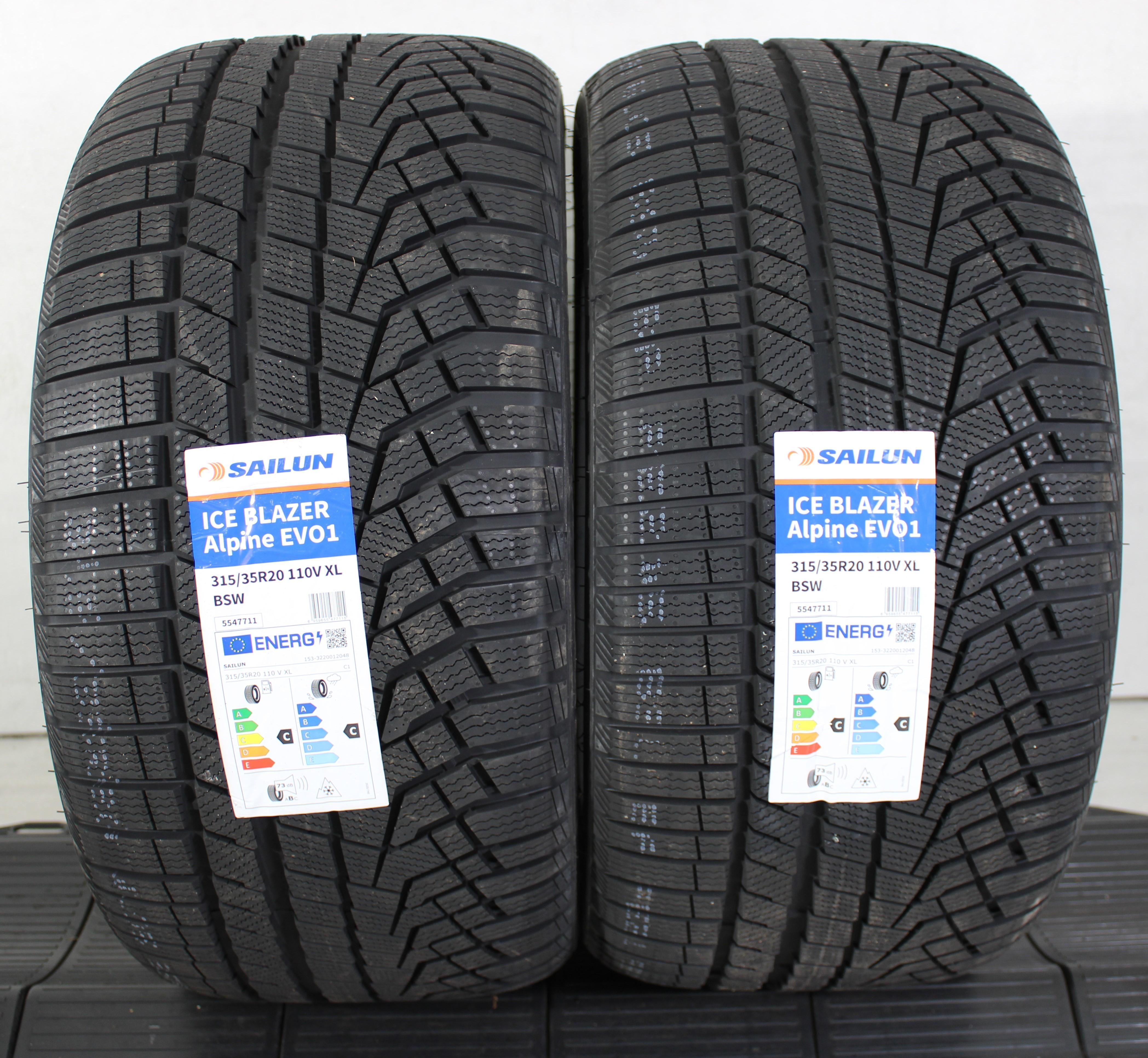 2 x 315/35R20 110V pneumatici invernali Sailun Ice Blazer Alpine EVO1 2024 XL NUOVO Consegna gratuita