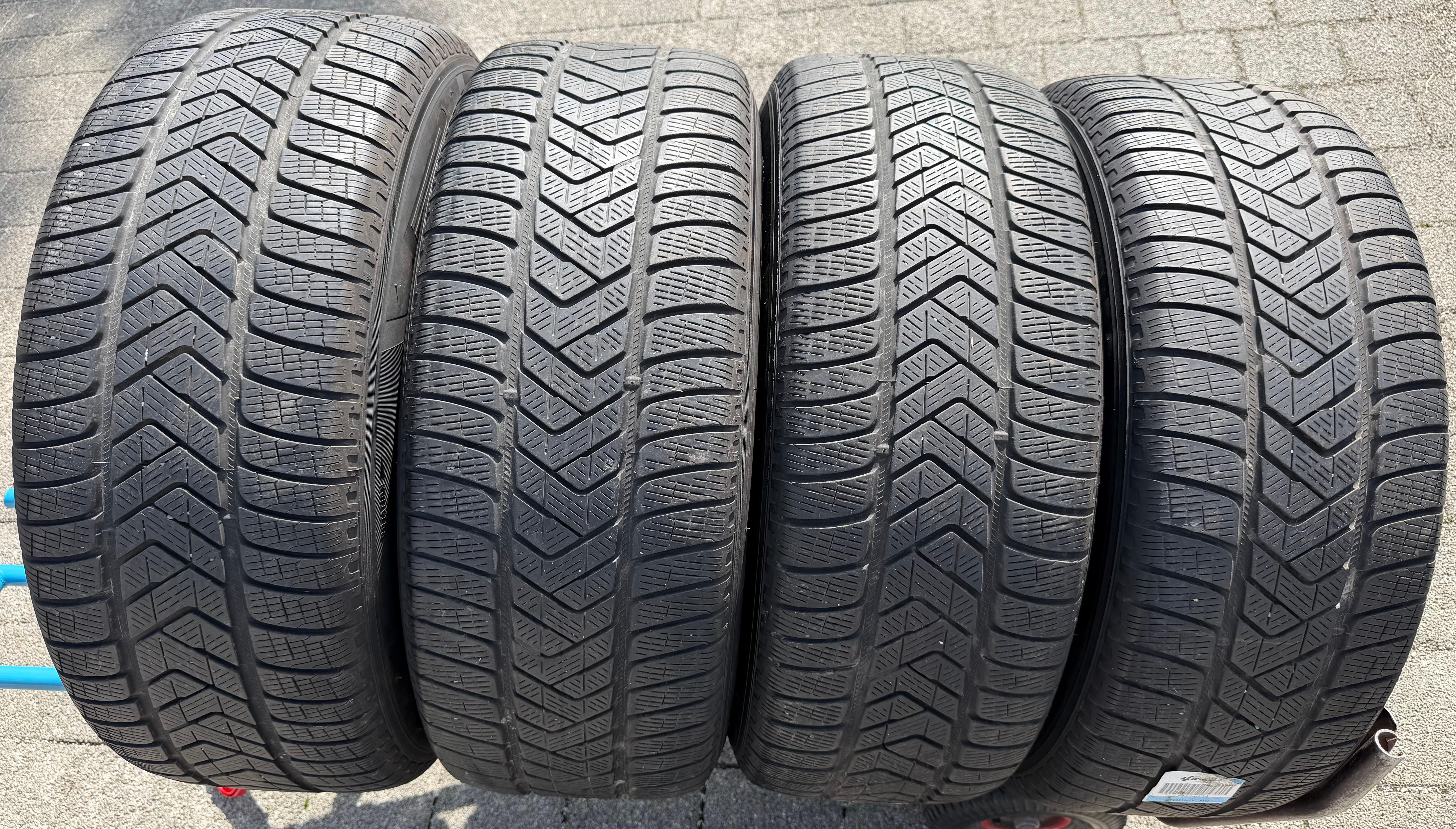 4 Original 18" Alu Winterräder Audi Q7 4M 255/60R18 108H 4M0601025A PIRELLI