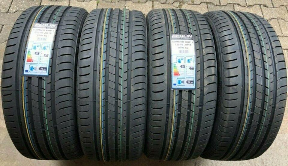 4 X 225/45R18 95W BERLIN TIRES PNEUS ÉTÉ UHP 2019 NEUFS