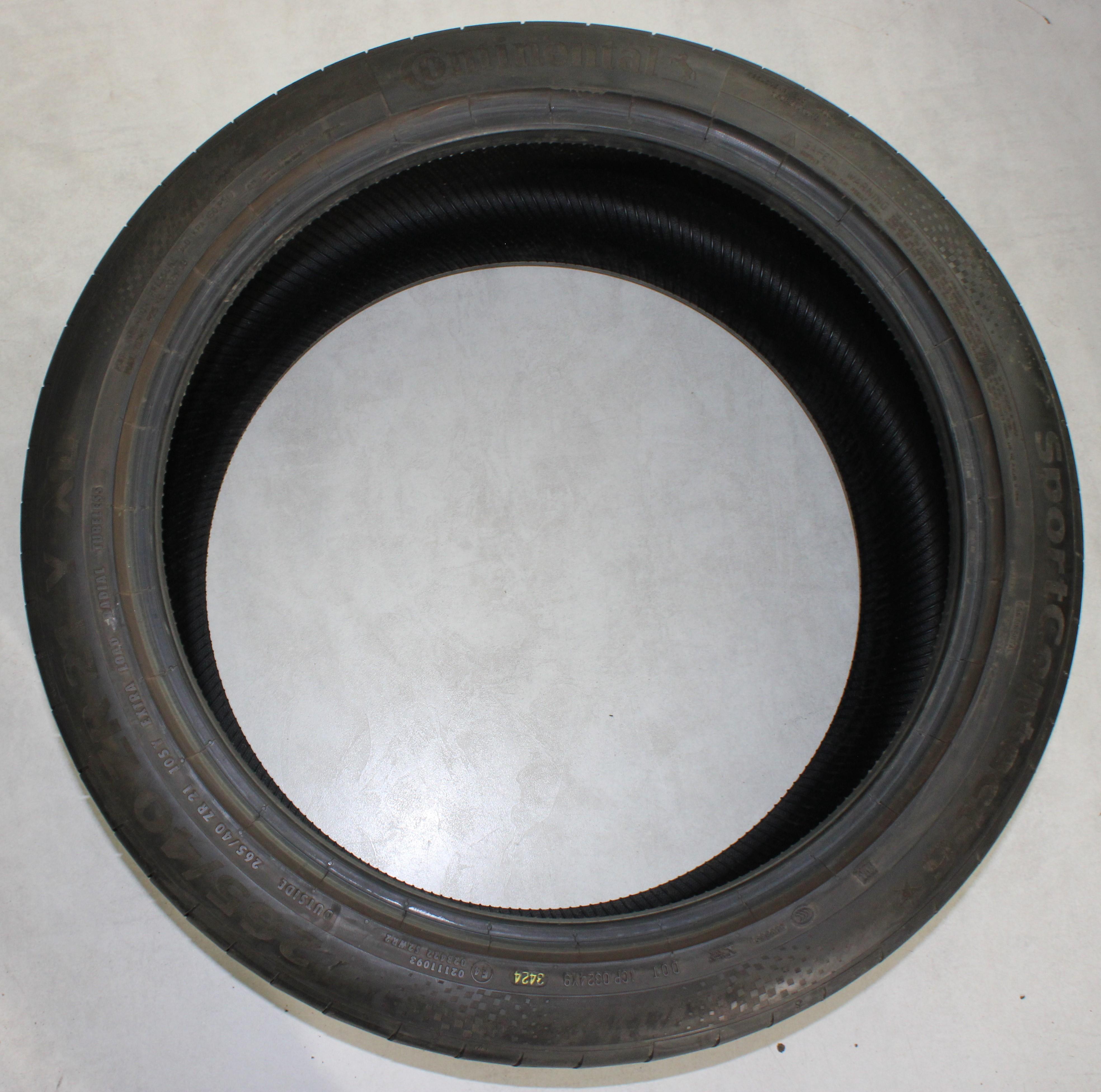 2 x 265/40R21 105Y neumáticos de verano Continental Sport Contact 6* 4-4,5 mm 2024 XL