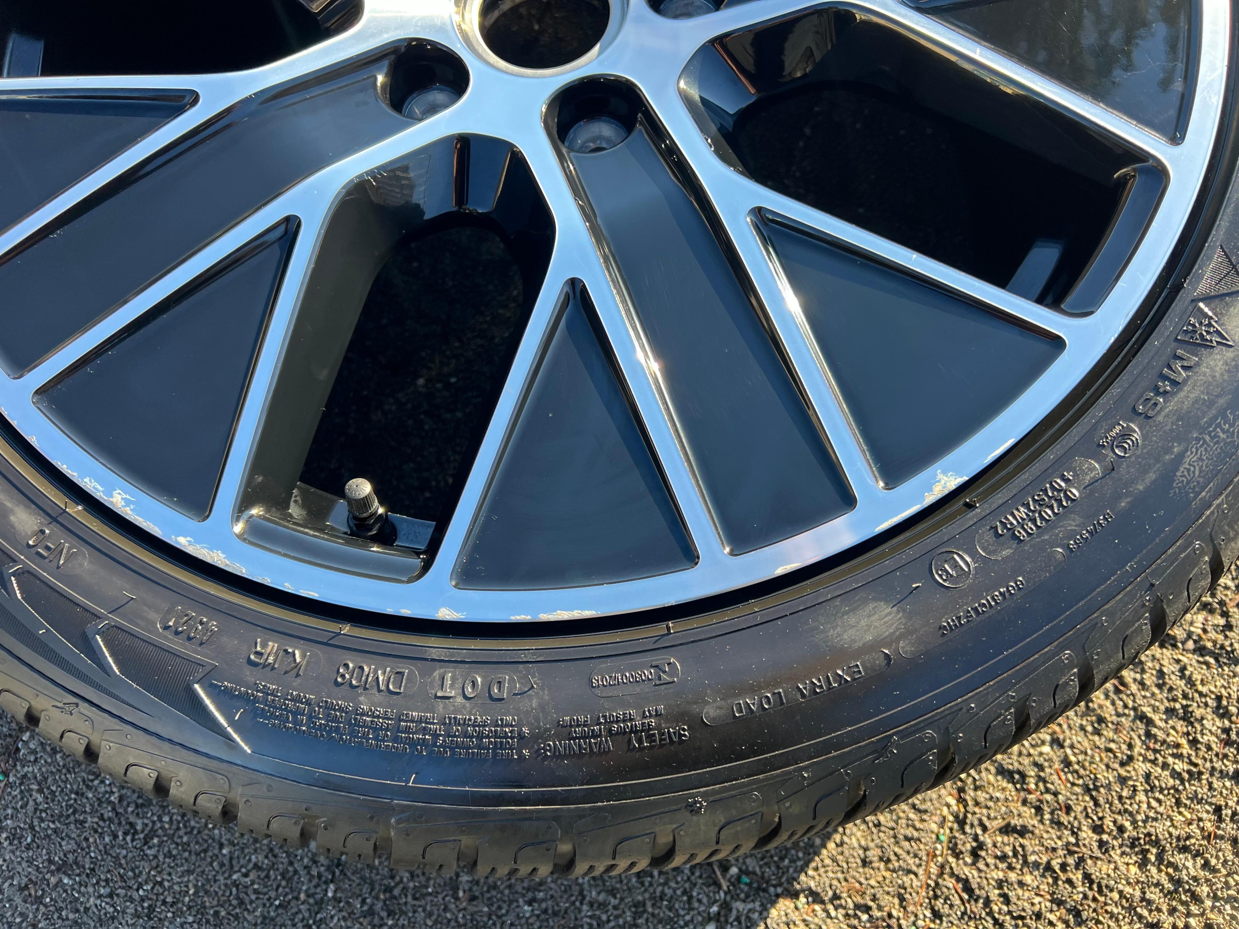 4 ORIGINAL 20" ALU WINTERRÄDER PORSCHE TAYCAN TURBO AERO RDKS FREIHAUS