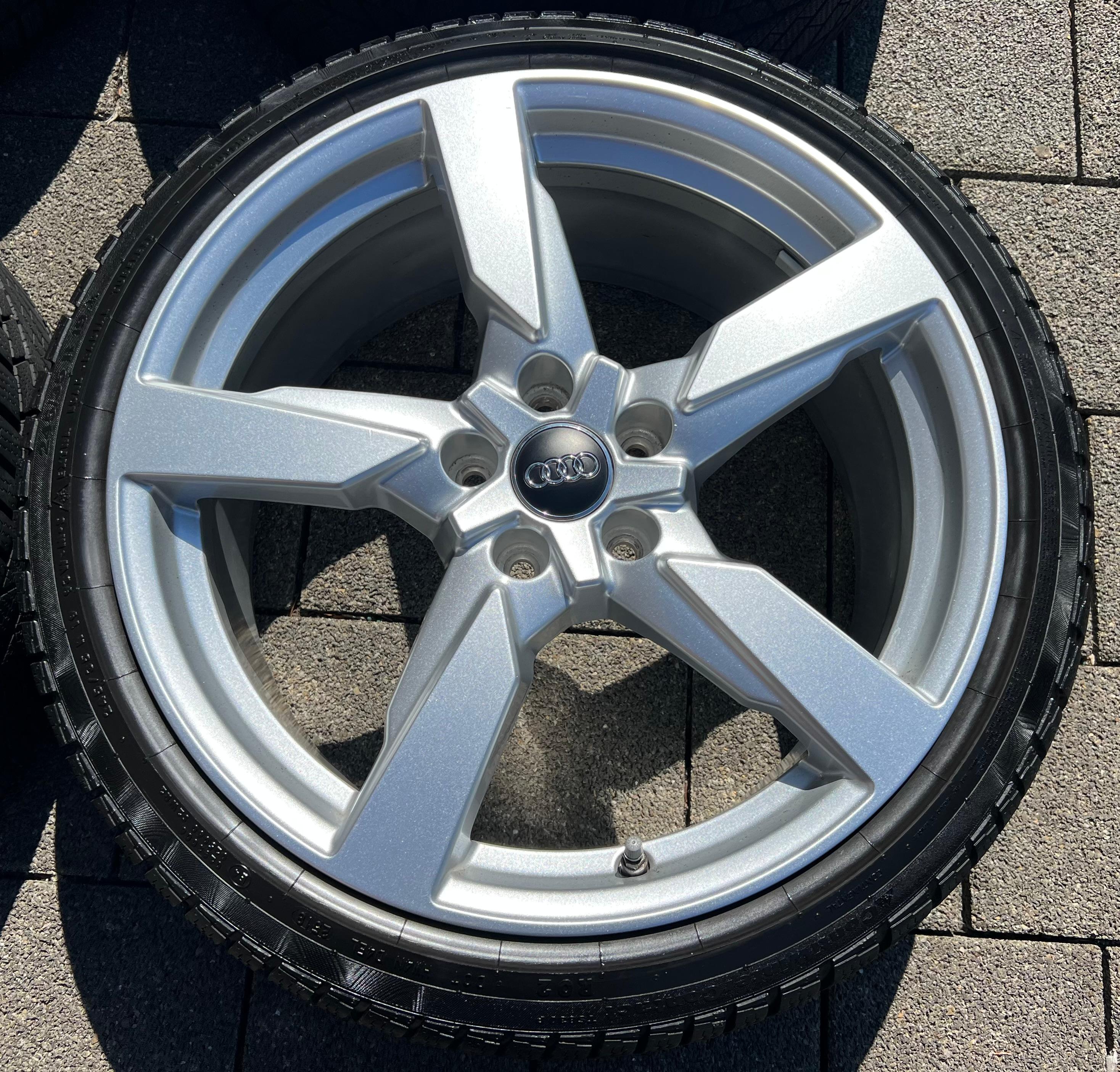 4 ROUES D'HIVER ORIGINALES 19" EN ALU AUDI TT TTS 8S 8S0601025AA 245/35R19 93W FRANCO DOMICILE