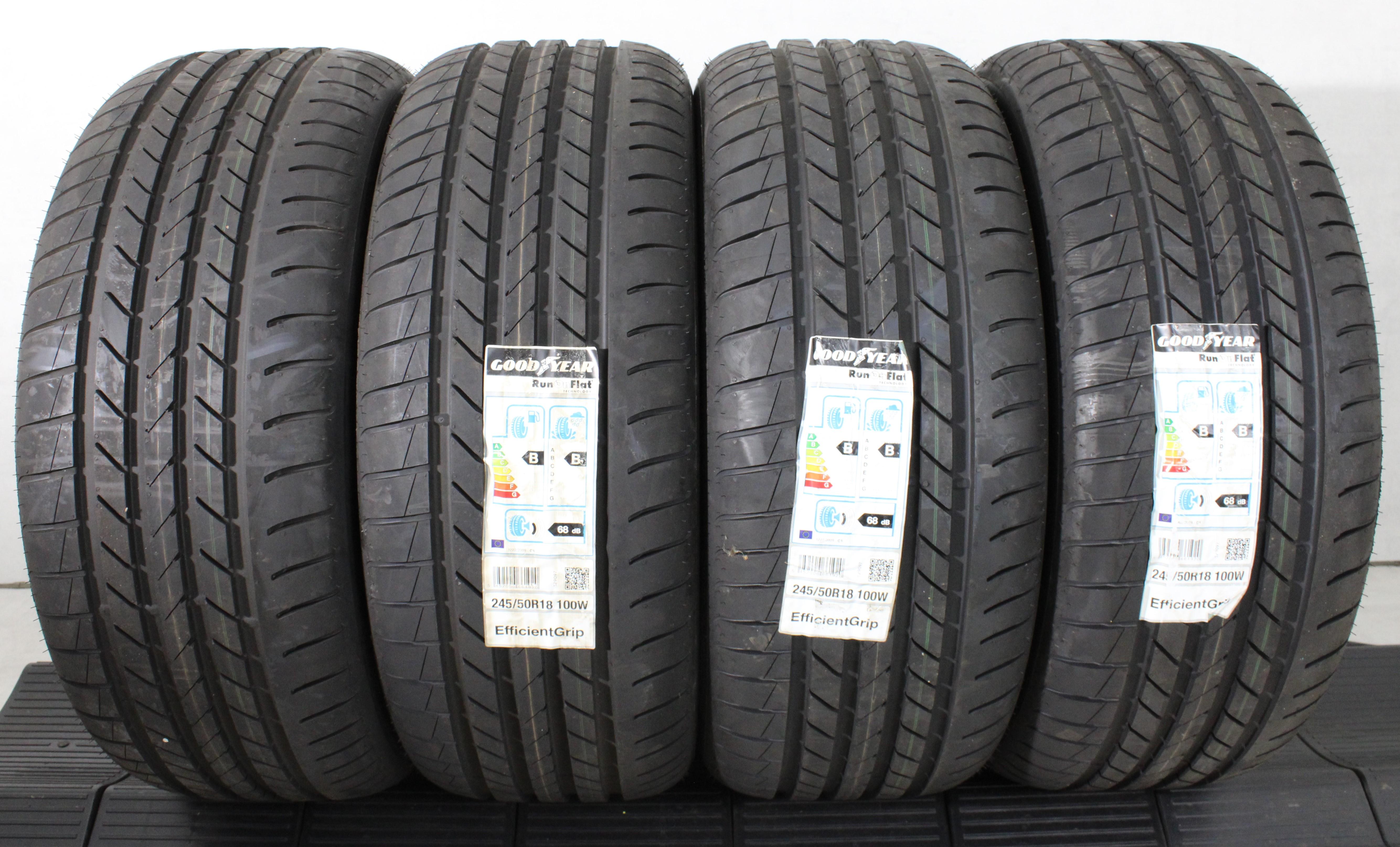 4 x 245/50R18 100W Sommerreifen Goodyear Efficient Grip MOE Runflat 2019