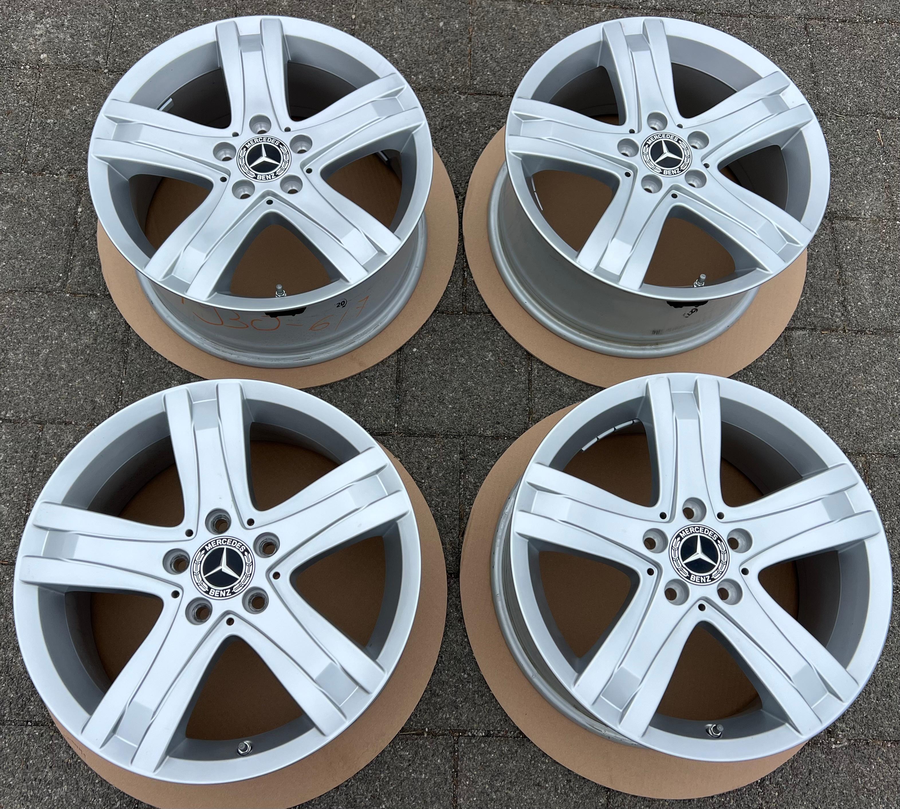 4 ORIGINAL 17" ALUFELGEN MERCEDES GLK X204 A2044015502 7,5x17 ET47,5 RDKS