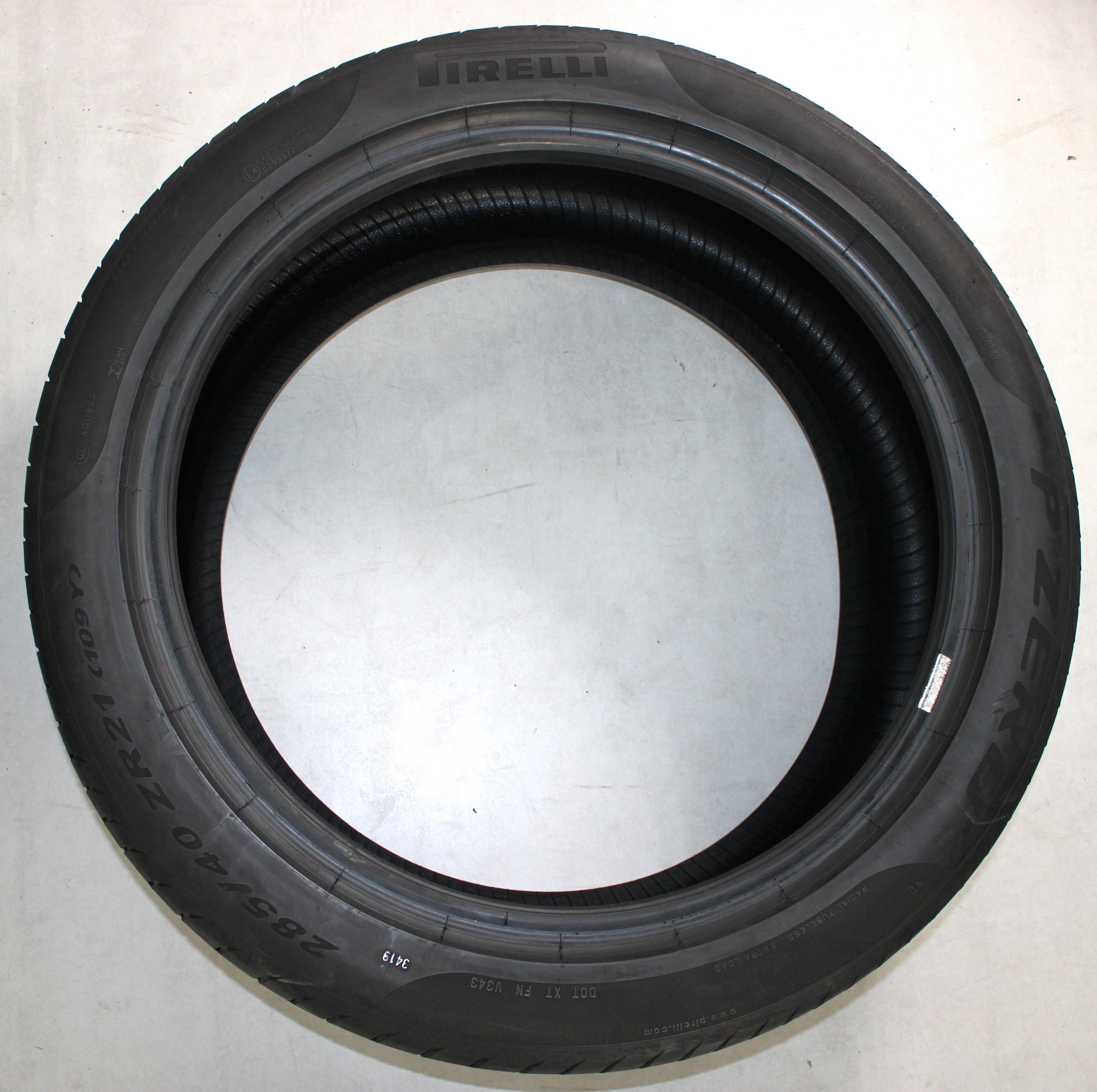 2 x 285/40R21 109Y Sommerreifen Pirelli Pzero 4,5-5mm 2019 N0