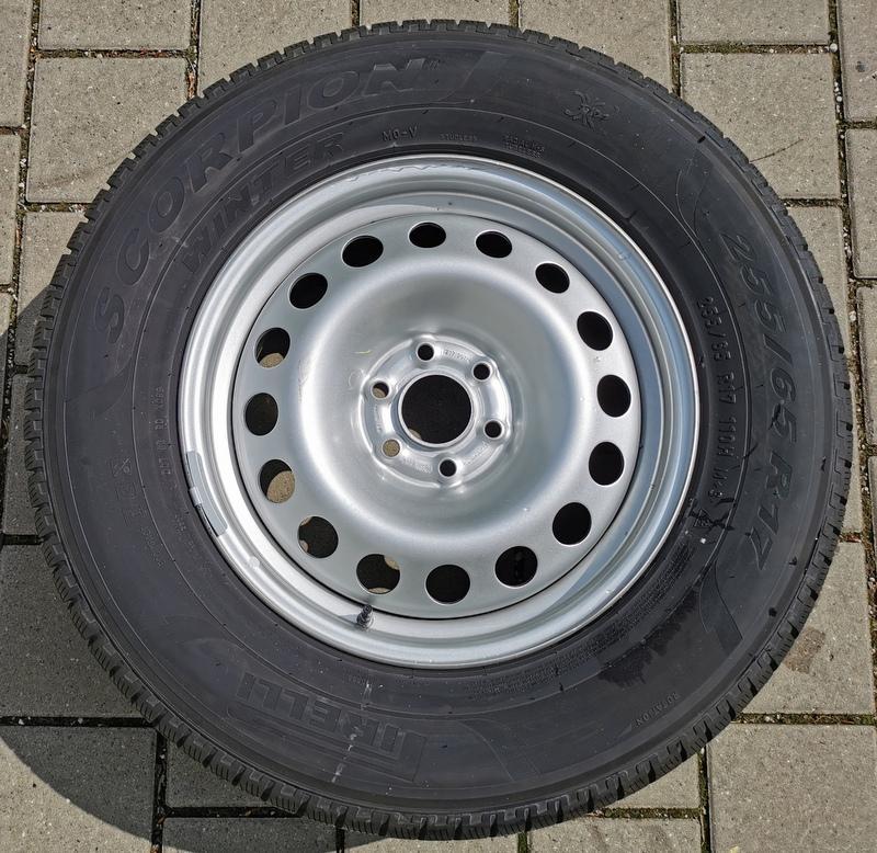 1 X cerchio in acciaio 7.5x17 ET50 MERCEDES BENZ X-CLASS W470