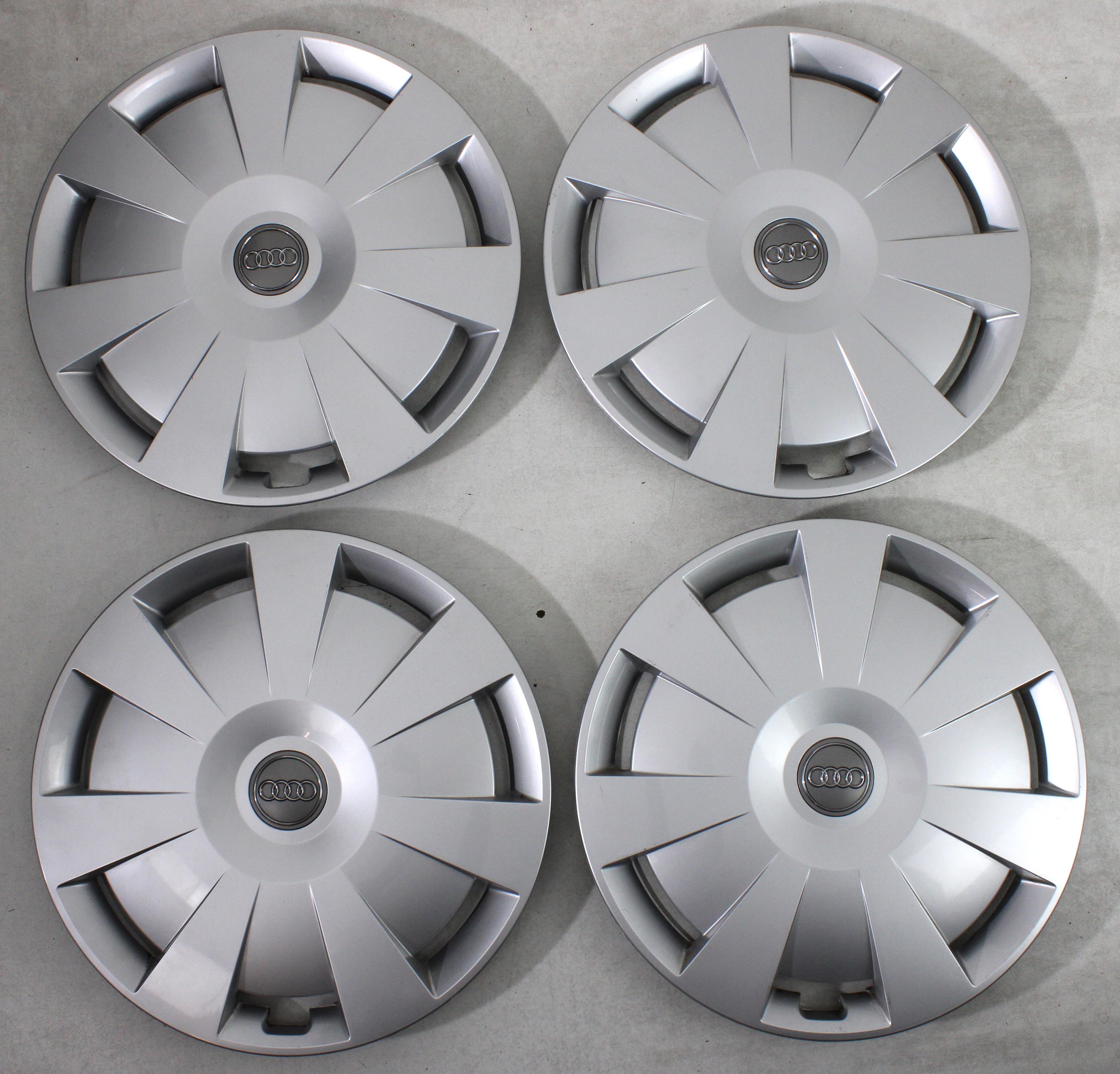 4 TAPACUBOS ORIGINALES DE 16" PARA AUDI A3 A4 Q2 8V0601147C, TAPACUBOS DE 16 PULGADAS CON ENVÍO GRATUITO