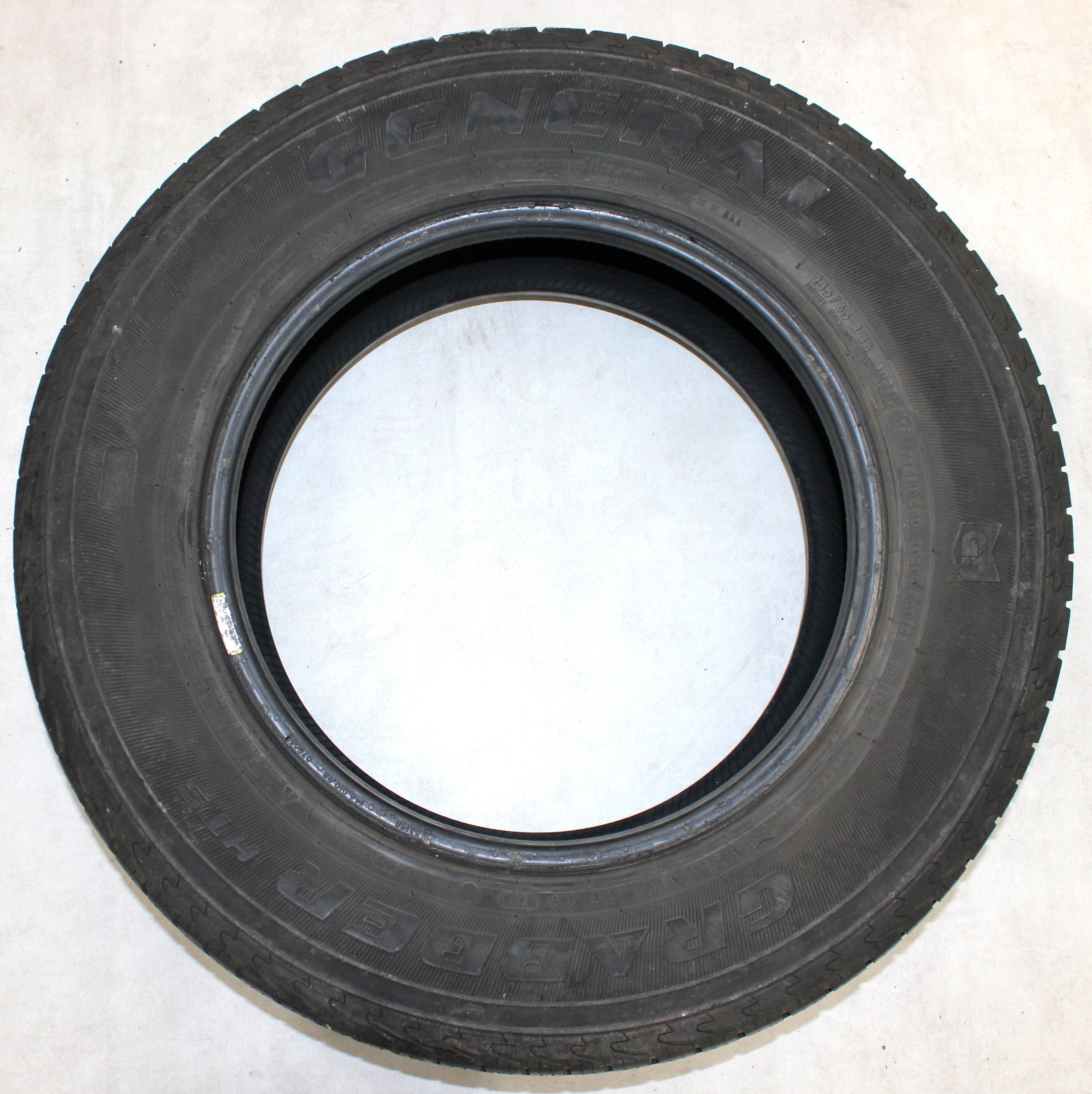 4 x 235/65R16 103T Sommerreifen General Grabber HTS   1x5-5,5mm/3x7-7,5mm 2014