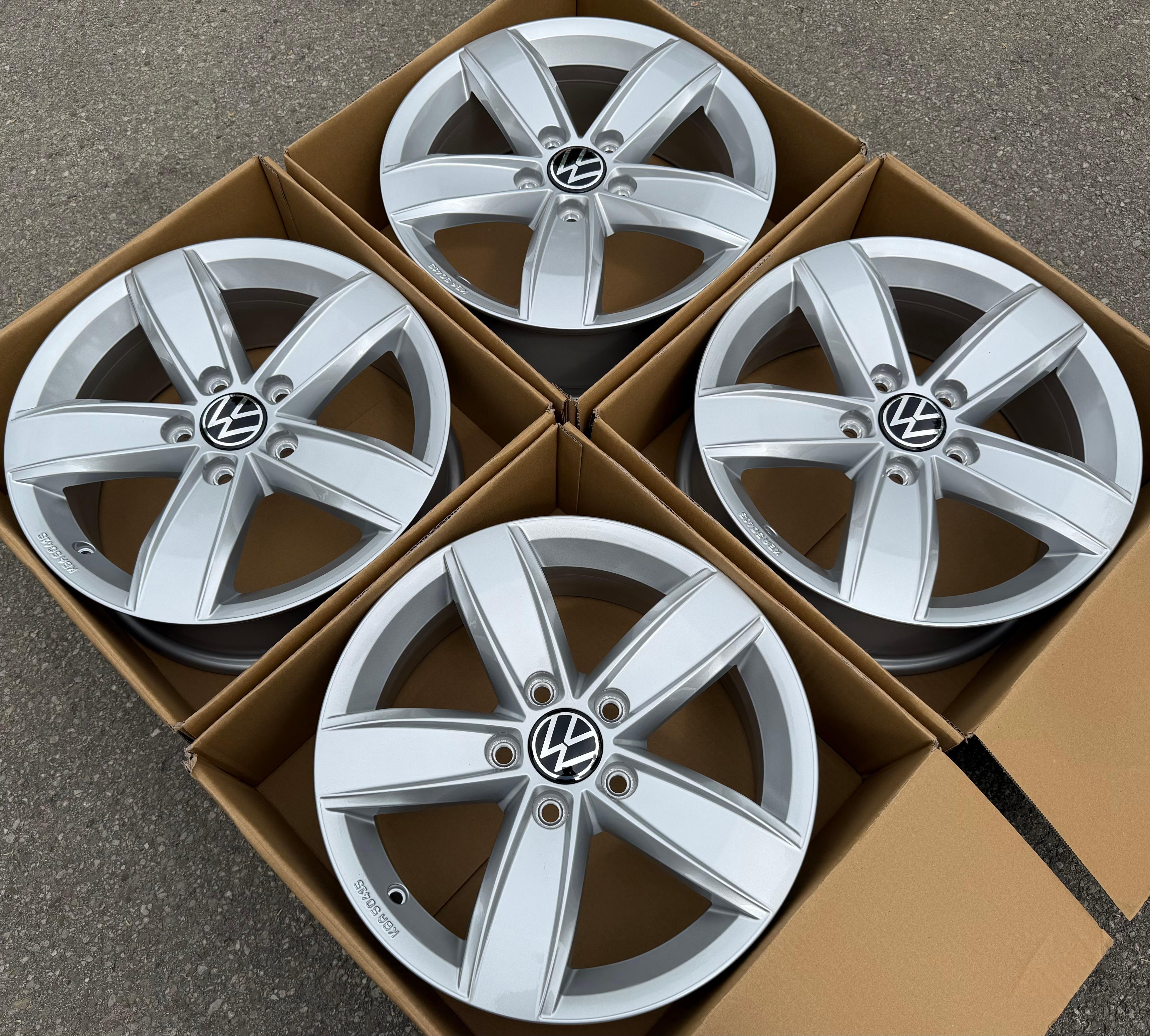 4 ORIGINAL 16" ALUFELGEN VW GOLF VII 7 6x16 ET48 CORVARA 5G0071496A NEU