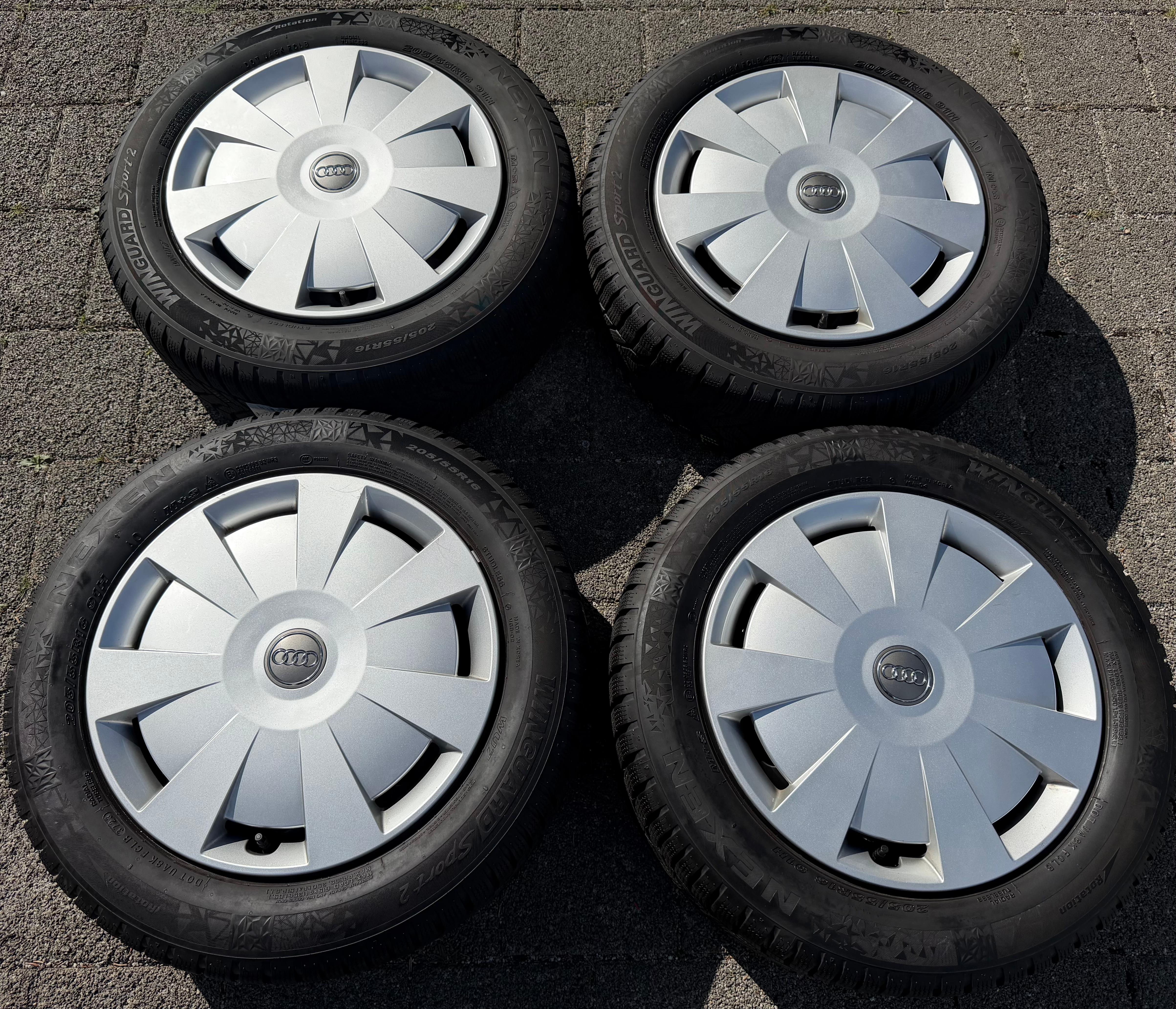 4 ruedas de invierno Audi A3 8V Sportback Cabrio 205/55R16 91H Nexen 8V0601027A 2023