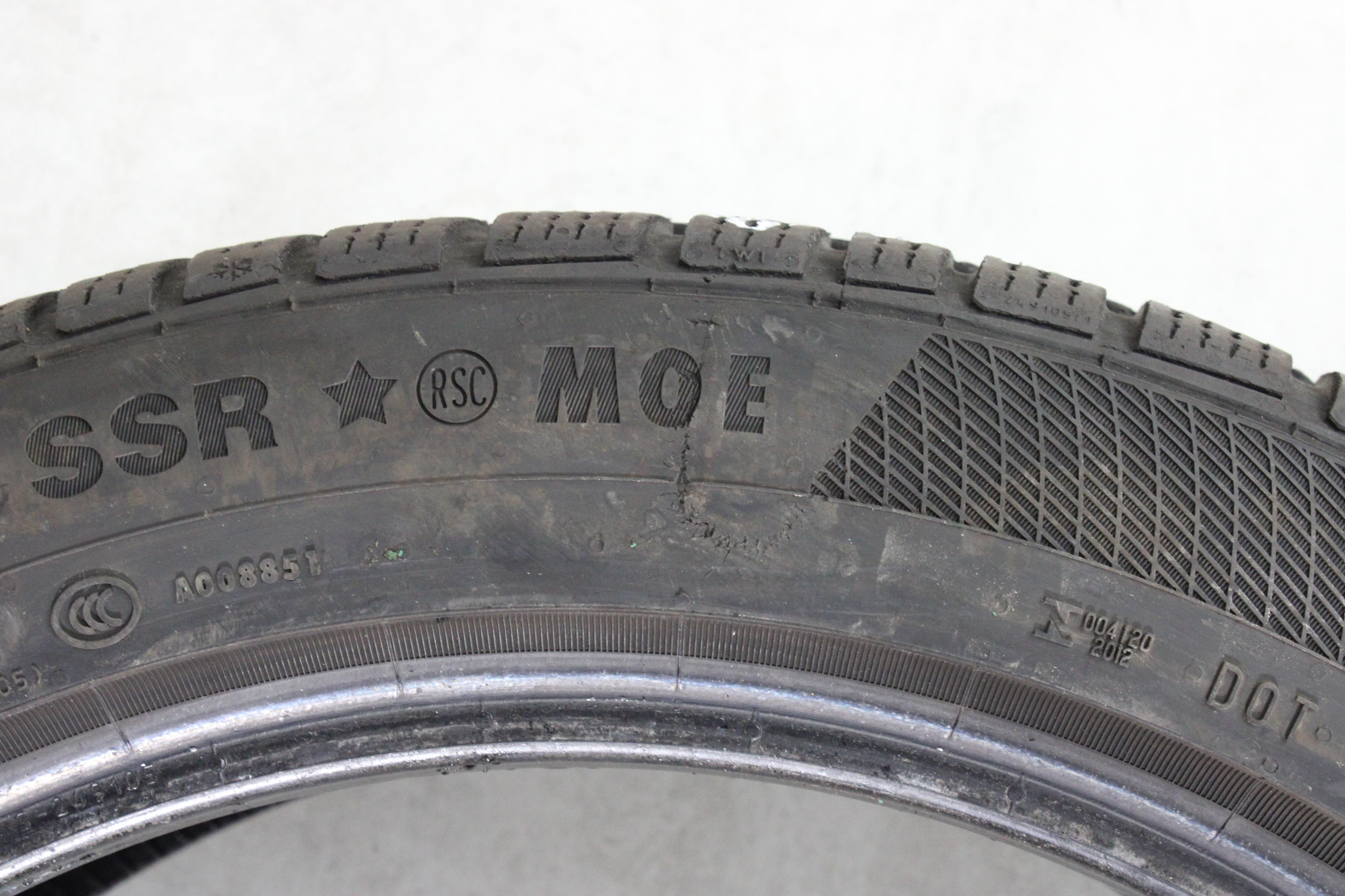 2 x 245/45R18 100V Winterreifen Continental Winter Contact TS850P SSR MOE* Runflat 5-5,5mm 2024 XL