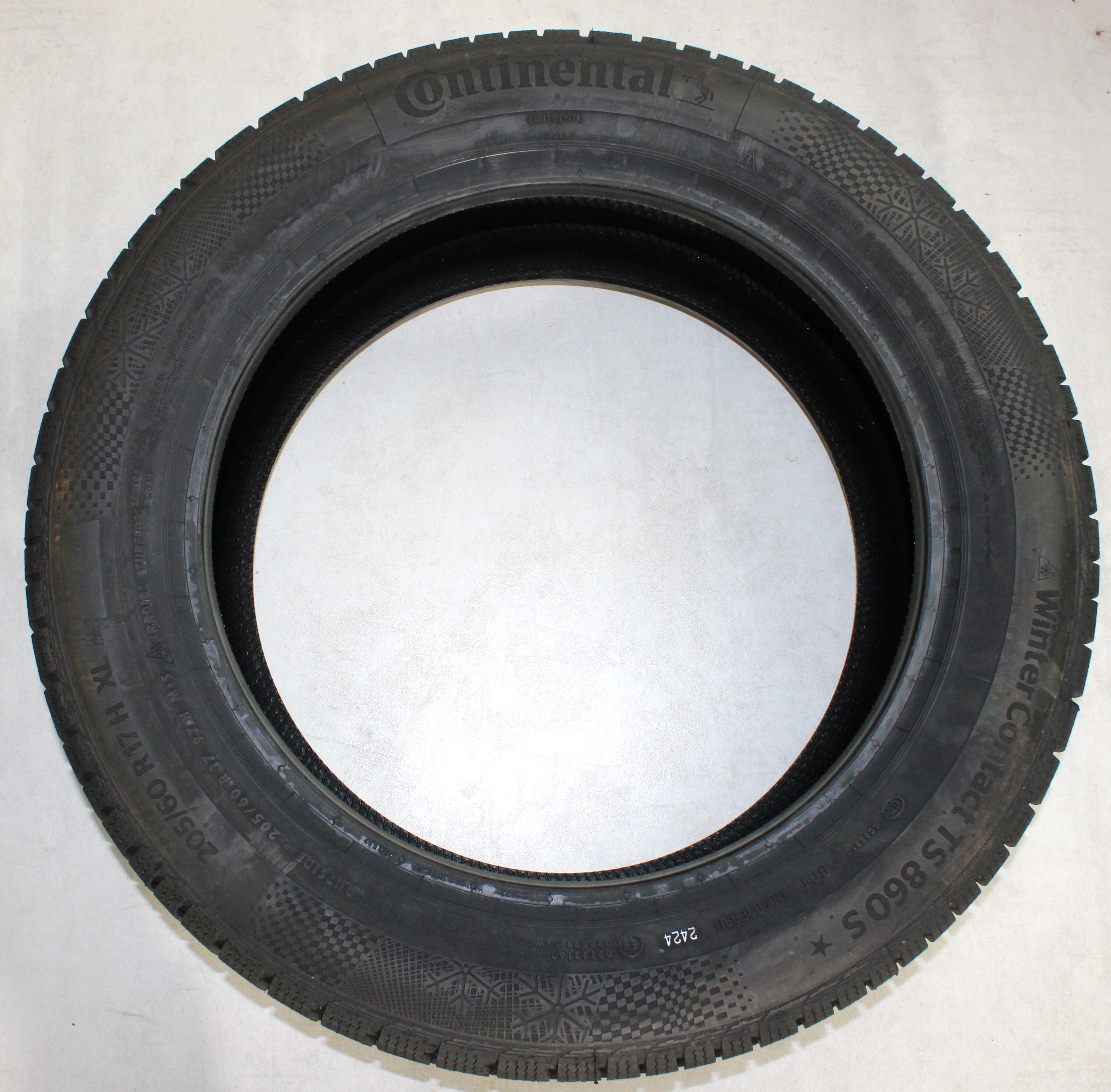 2 x 205/60R17 97H Winterreifen Continental Winter Contact TS860S* Volles Profil 2024 XL NEU