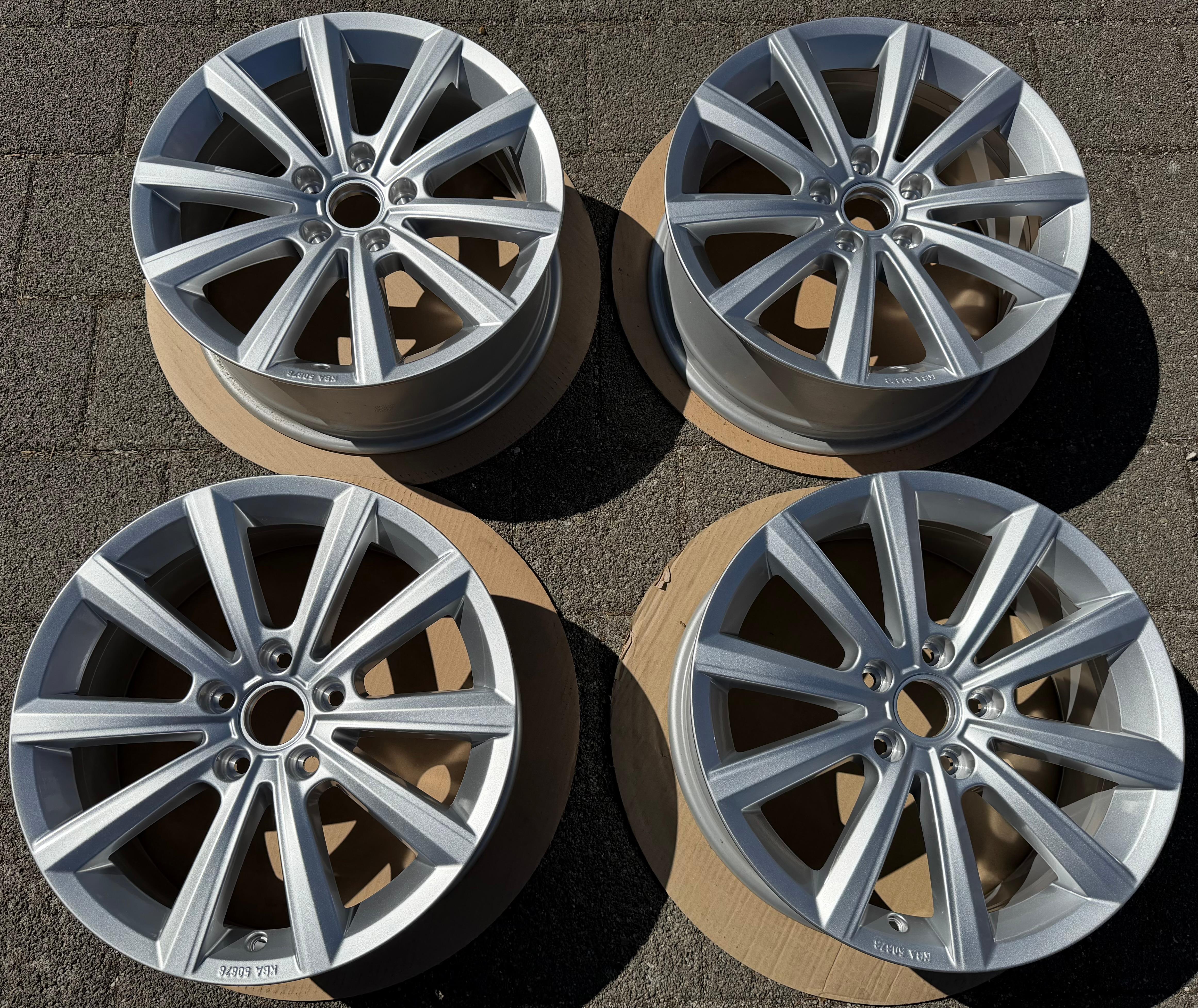 4 ORIGINAL 17" ALUFELGEN VW ARTEON 3H T-ROC A1 PASST 3G B8  MERANO 7x17 ET38 NEU