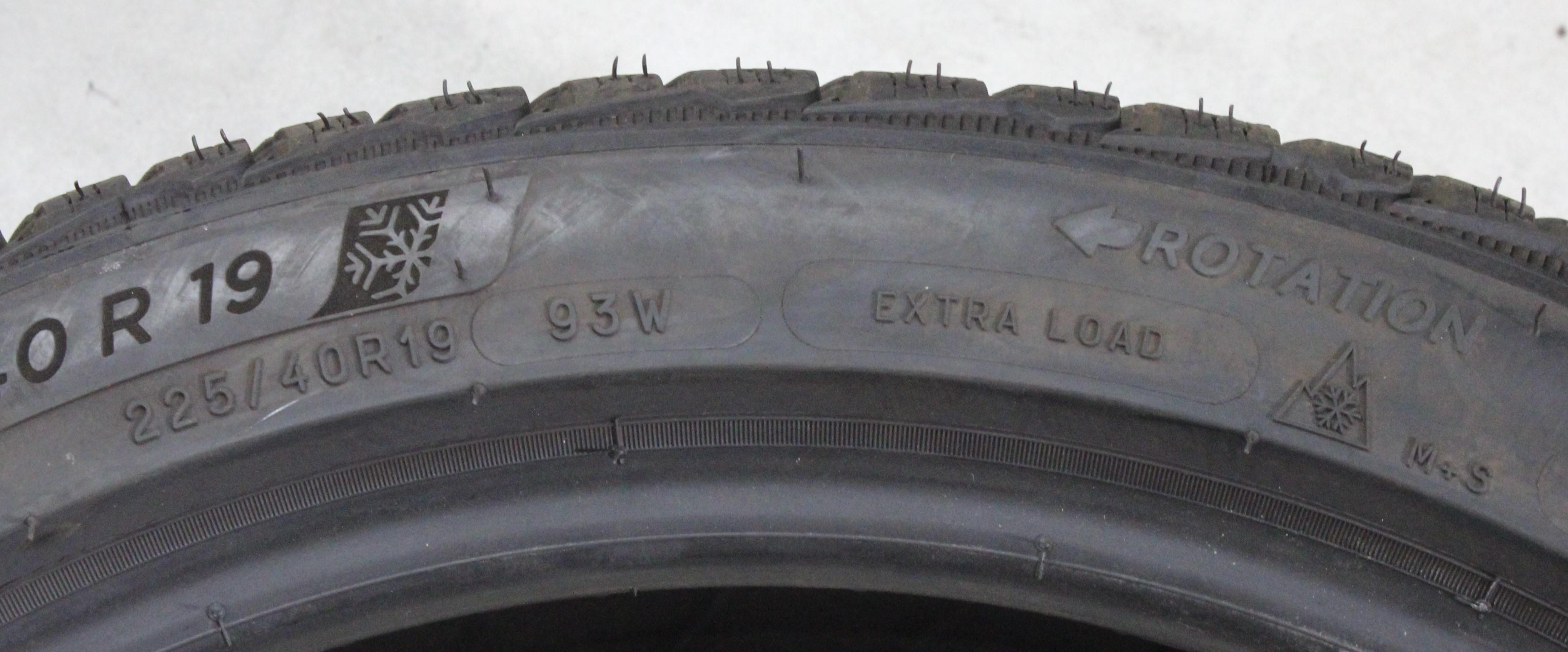 2 x 225/40R19 93W Winterreifen Michelin Pilot Alpin 5 7mm 2021 XL