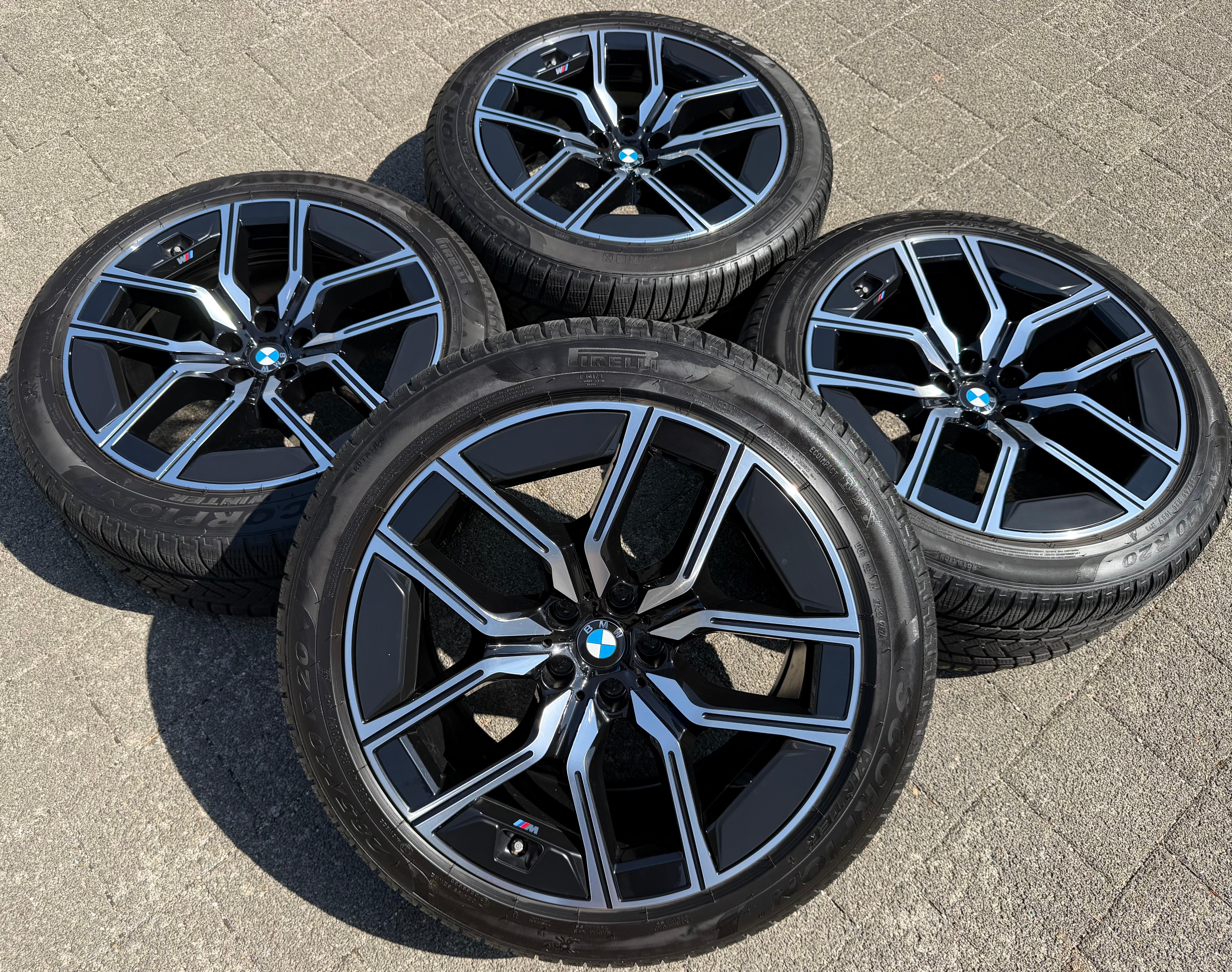 4 Original 20" Alu Winterräder BMW 7er Reihe G70 i7 X3 G45 STYLING 907M 25A19DE8 5A19DE9 Pirelli