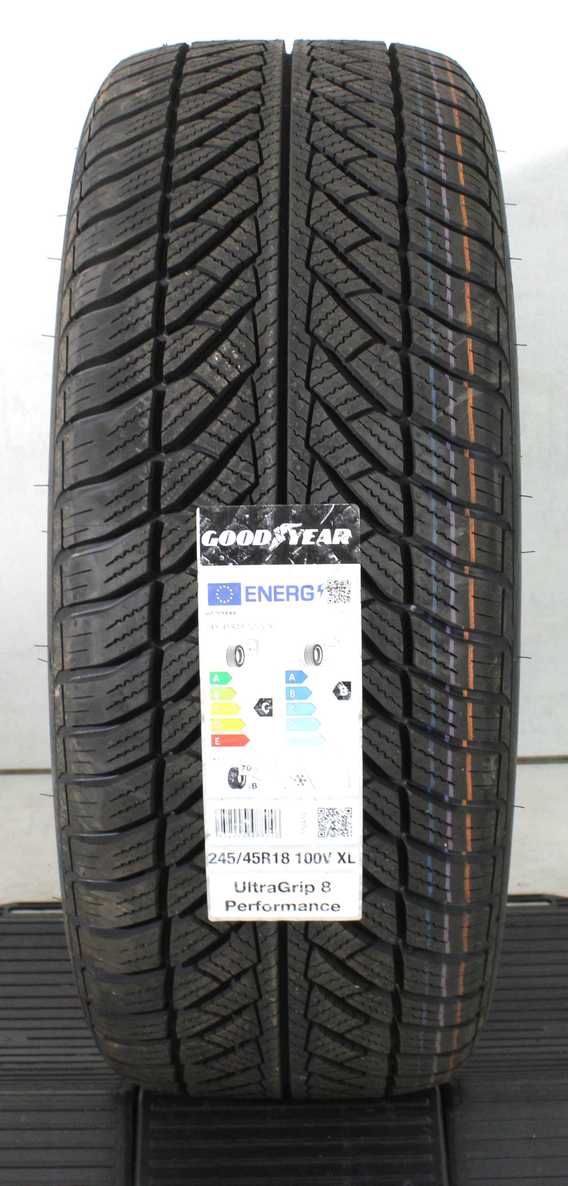 1 x 245/45R18 100V Winterreifen Goodyear Ultra Grip 8 Performance * 2023 MO