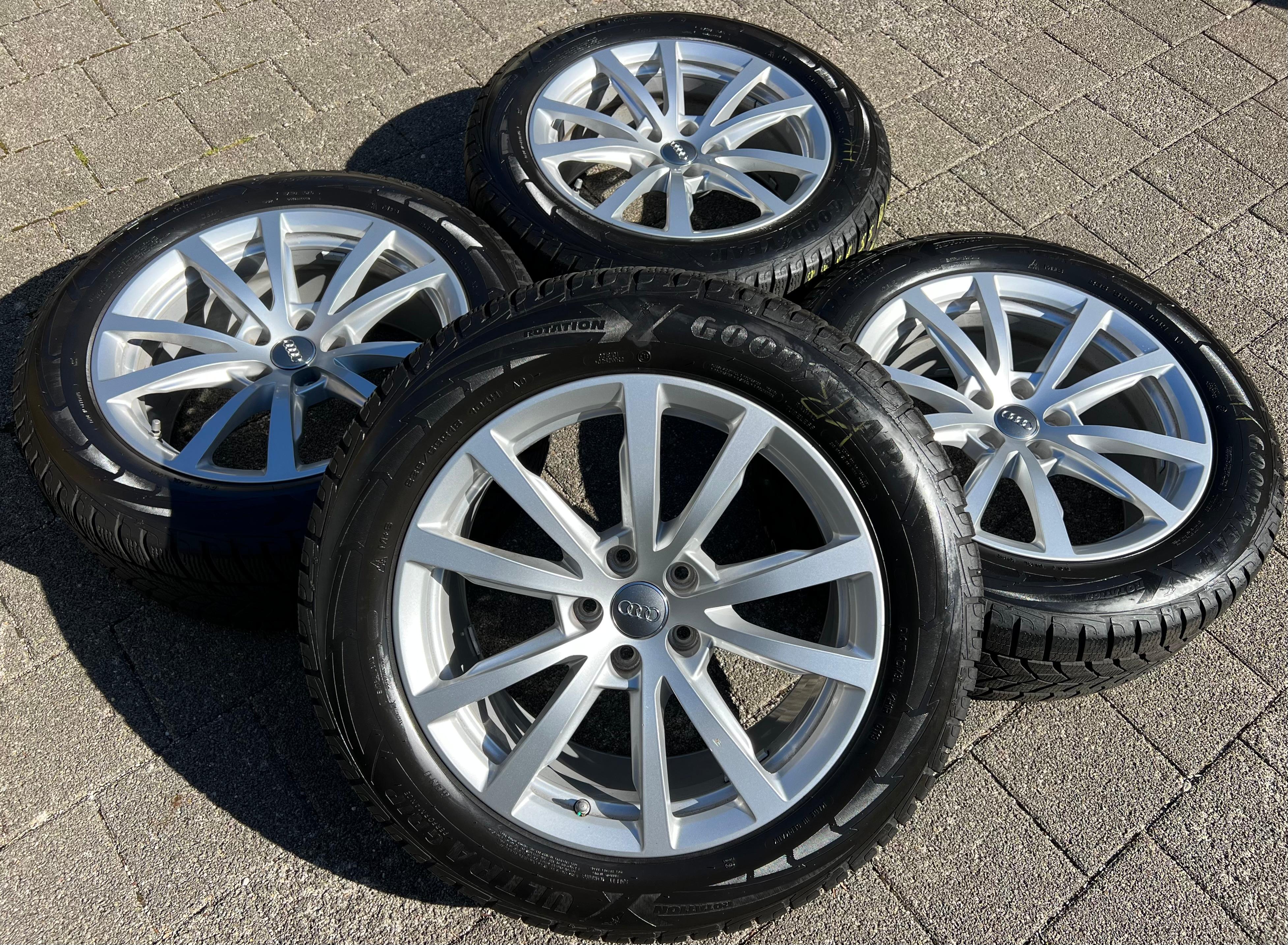 4 ORIGINAL 18" ALU WINTERRÄDER AUDI A8 4N 4N0601025A 235/55R18 104H TOP FREIHAUS