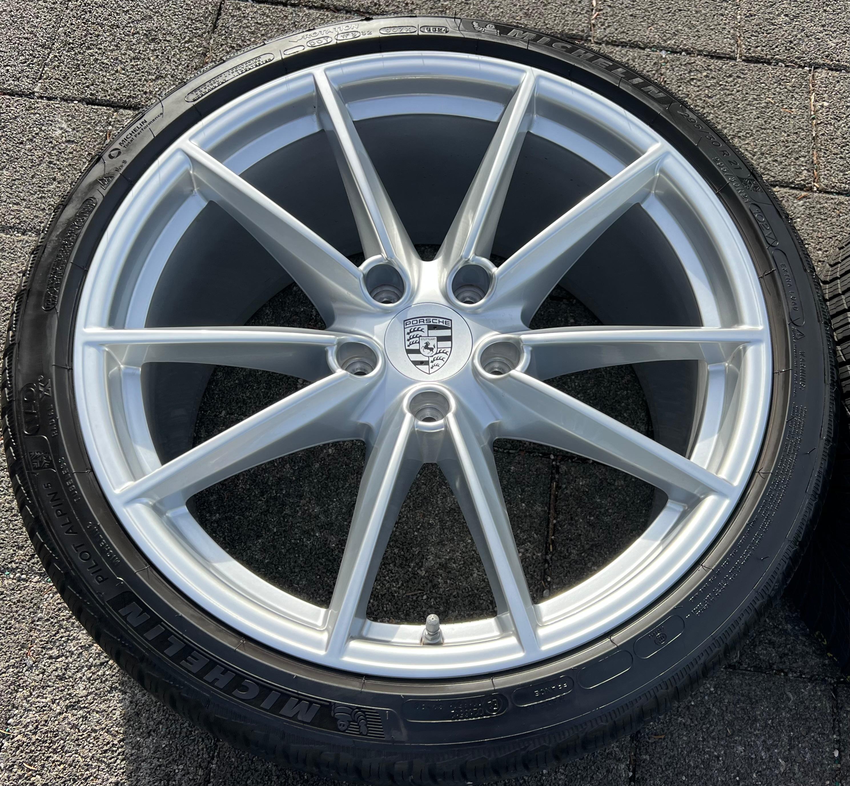 4 ORIGINAL 20" 21" ALU WINTERRÄDER PORSCHE 911 992 992601025C 992601025D MICHELIN RDKS