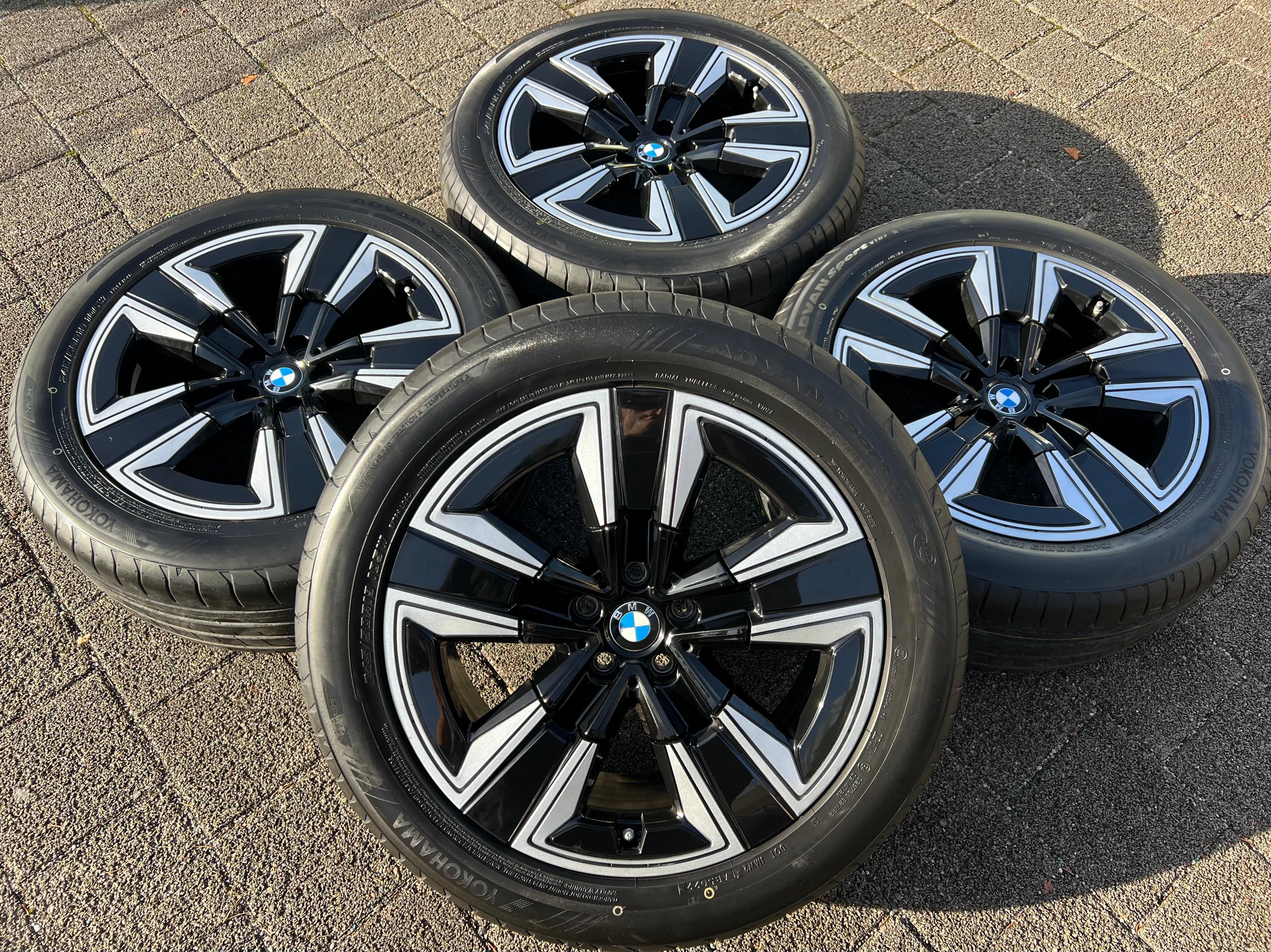4 RUOTE ESTIVE ORIGINALI IN ALLUMINIO DA 19" PER BMW iX3 G08 STYLING 842 6895627 CON SISTEMA RDKS, SPEDIZIONE GRATUITA