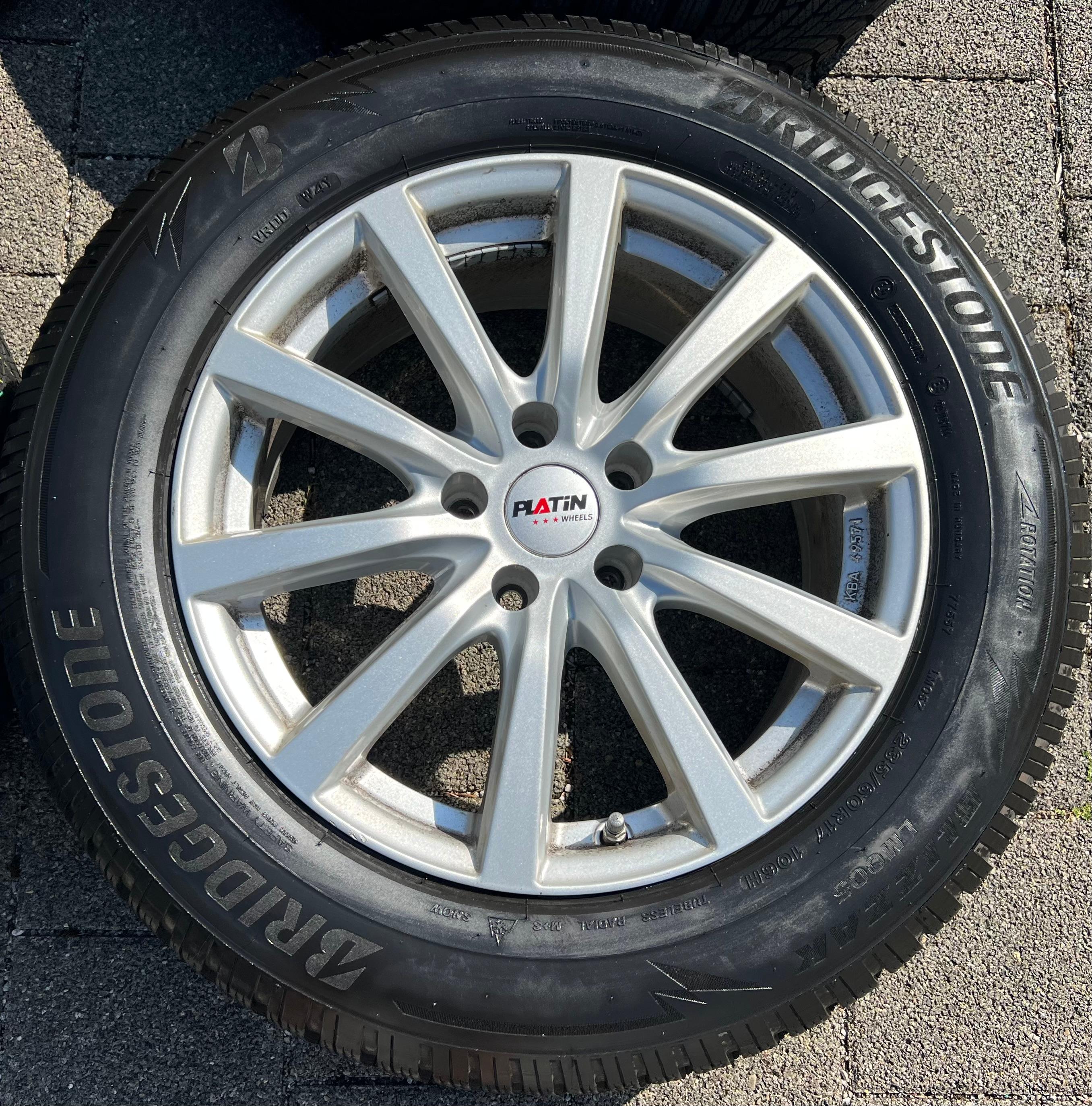 4 ROUES D'HIVER ALU 17" MERCEDES GLC X204 X253 AUDI A8 4H 235/60R17 106H RDKS TOP