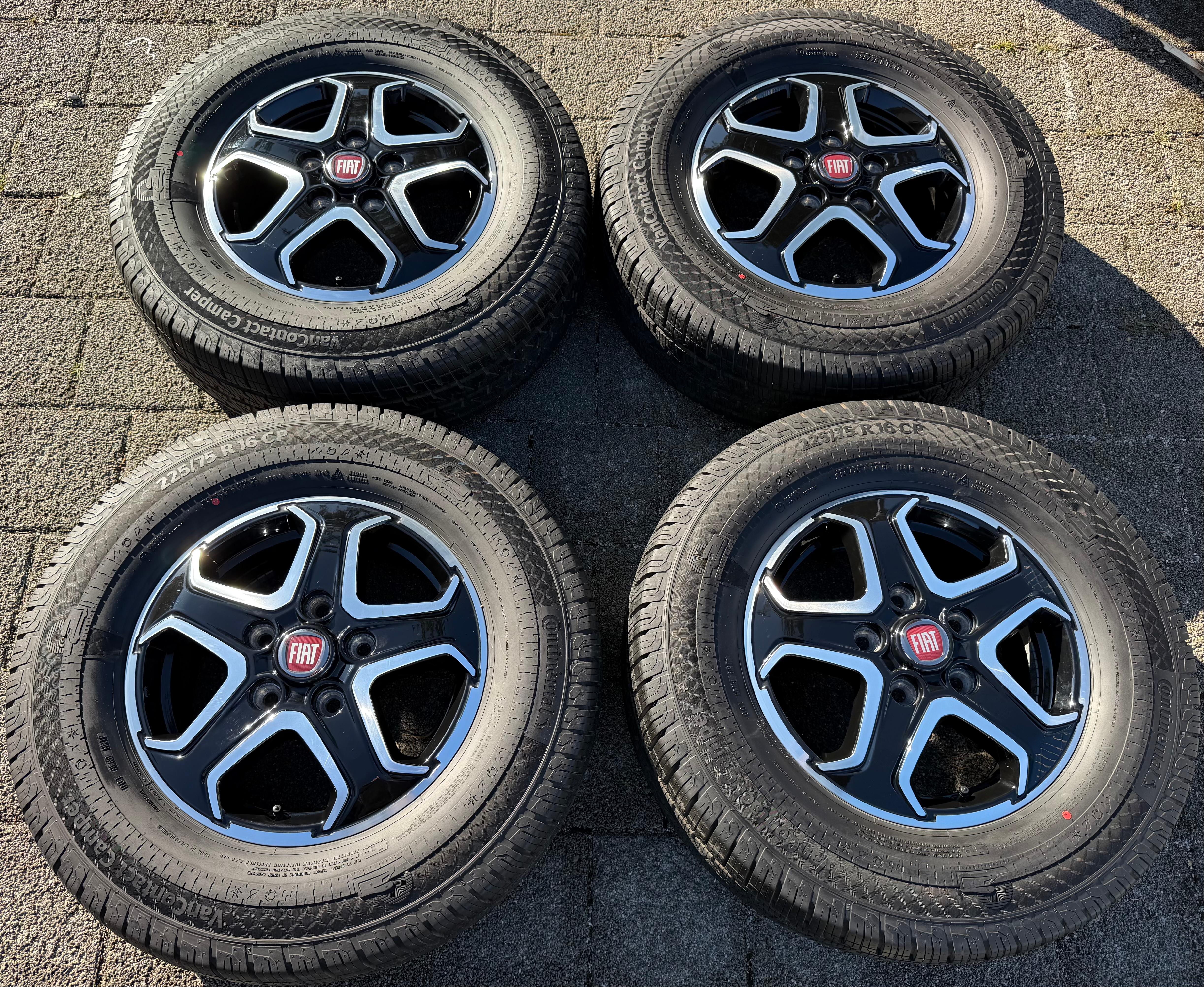 4 Original Alu Ganzjahresräder Fiat Ducato Maxi 225/75R16CP 118R Allwetterreifen 1399644080