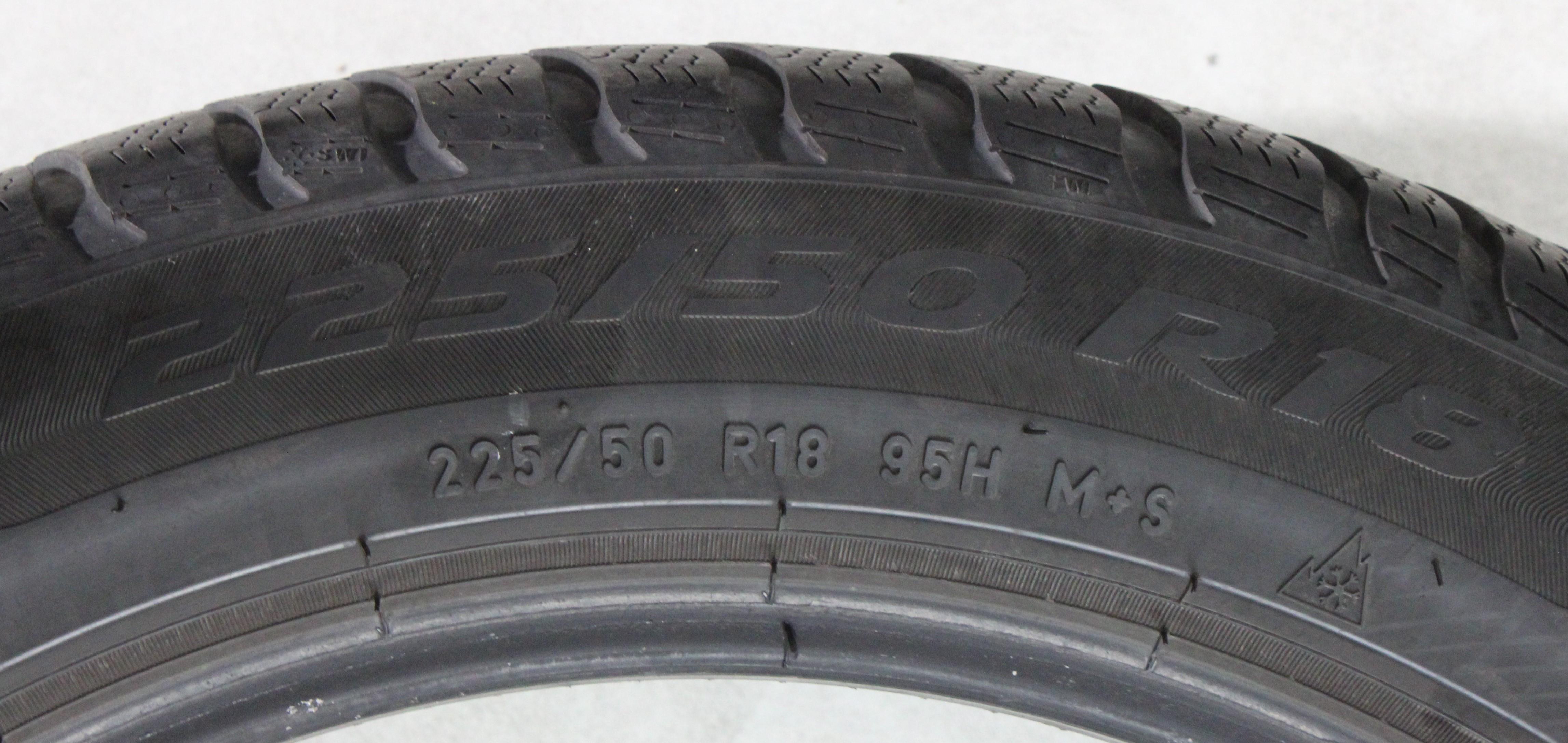 2 x 225/50R18 95H Winterreifen Pirelli Sottozero 3 * Runflat 6-6,5mm 2016/2023