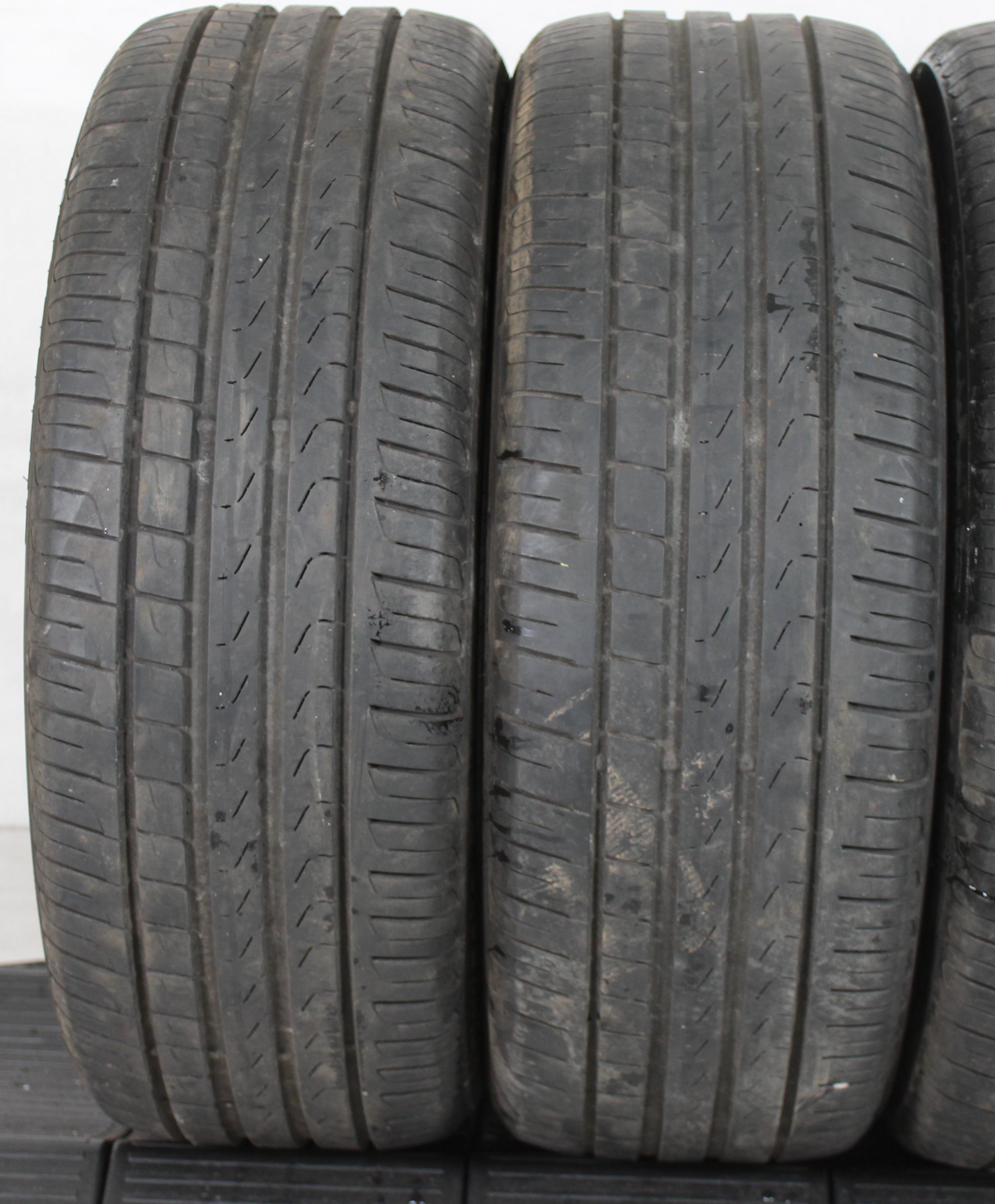4 x 215/45R18 93W Sommerreifen Pirelli Cintuarto P7 2x 4,5-5mm und 2x 5-5,5mm 2018/2019