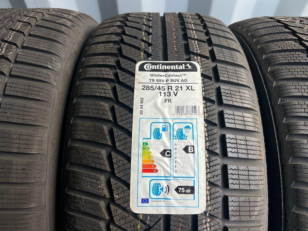 4 x 285/45R21 113V winterbanden Continental Winter Contact TS850P AO 2019 XL NIEUW