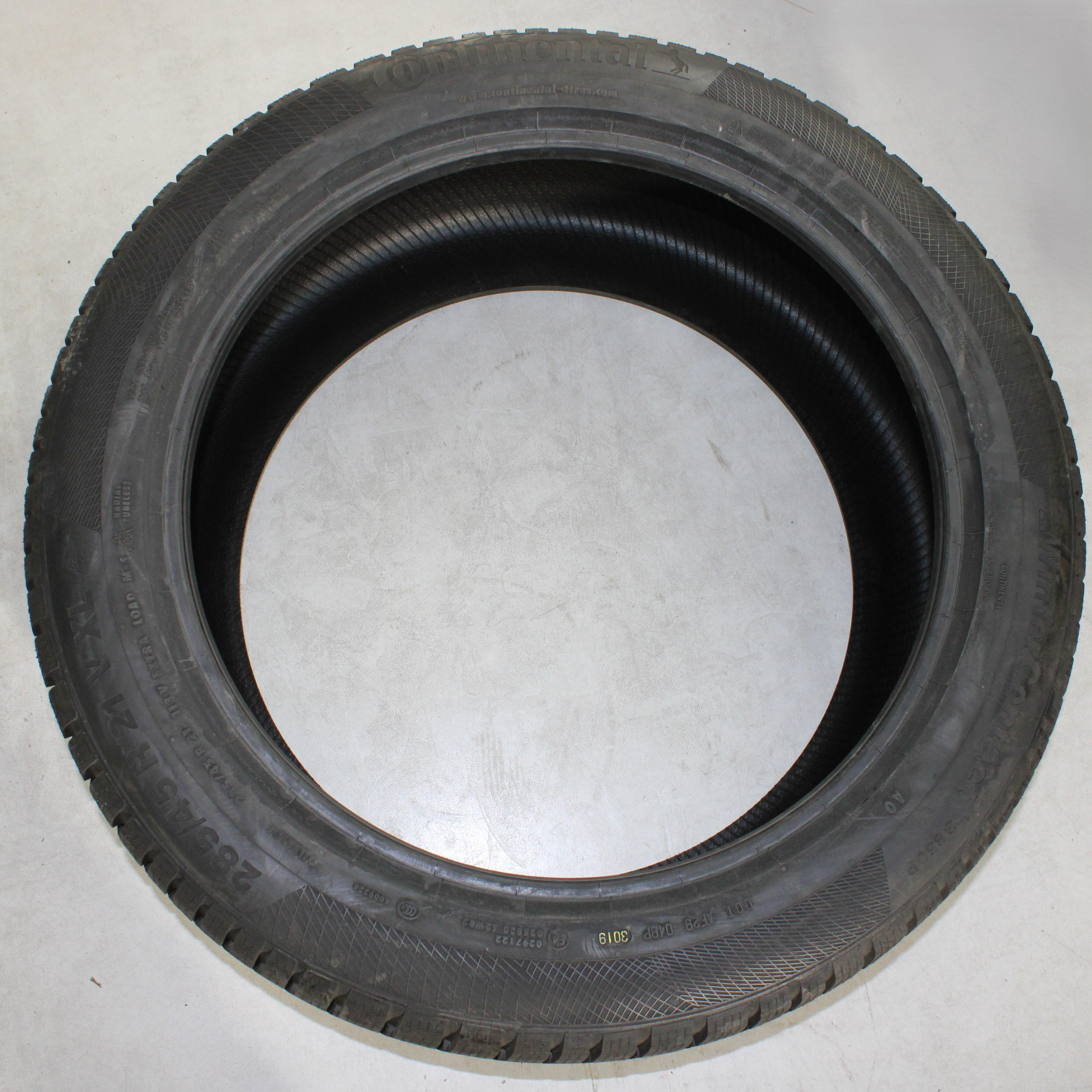1 x 285/45R21 113V pneumatico invernale Continental WinterContact TS850P AO battistrada completo 2019 XL
