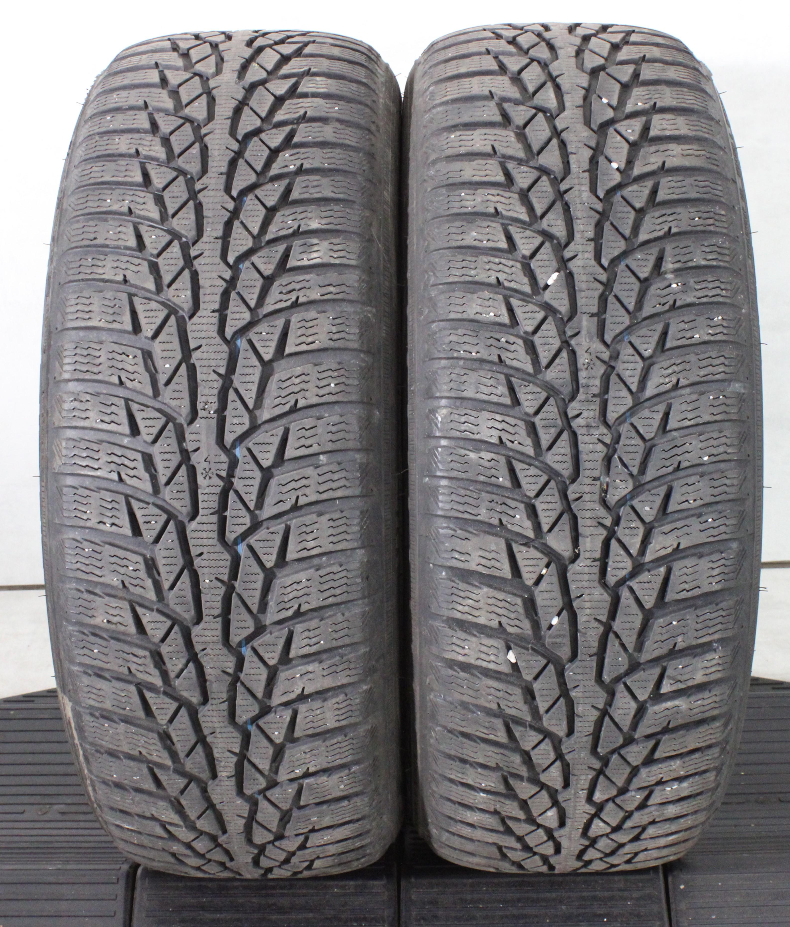 2 x 205/55R16 91H Winterreifen Nokian WR D4 5,5-6mm 2020