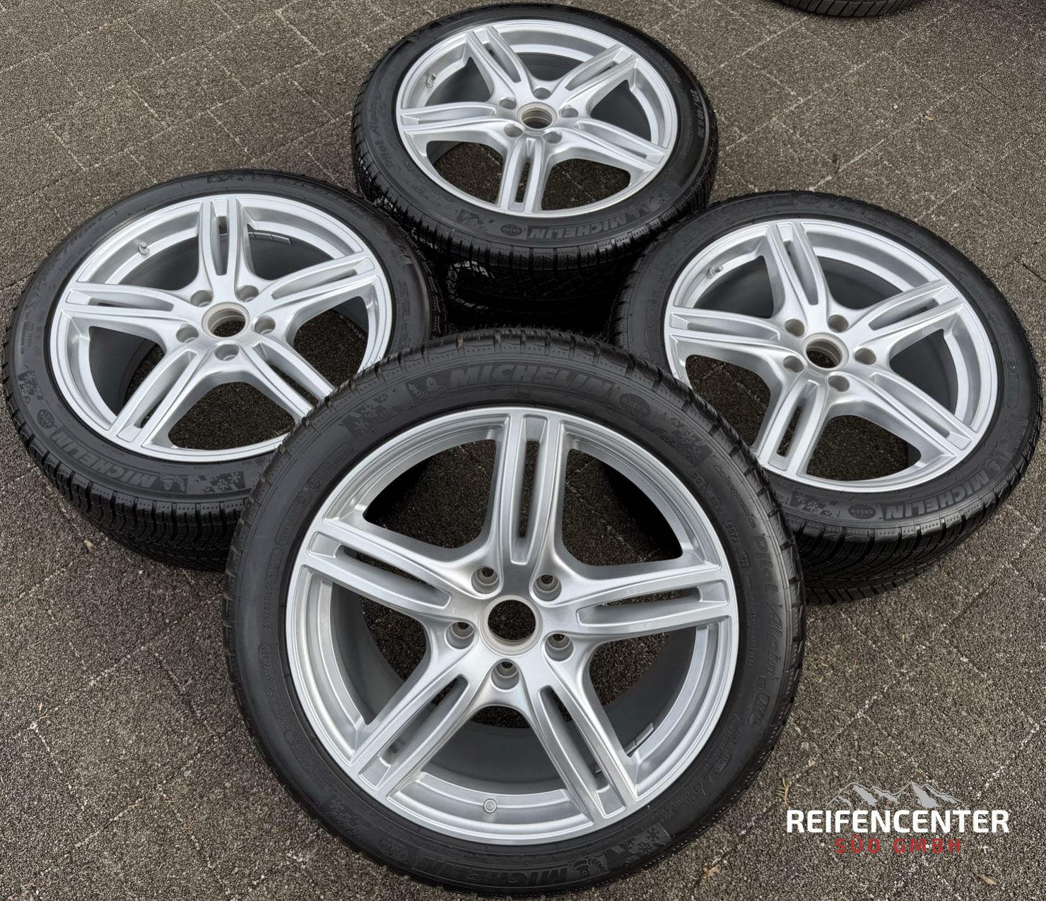 4 ruedas de invierno de aluminio originales de 20" para Porsche Panamera 971 971698025B 971698025C Michelin RDKS