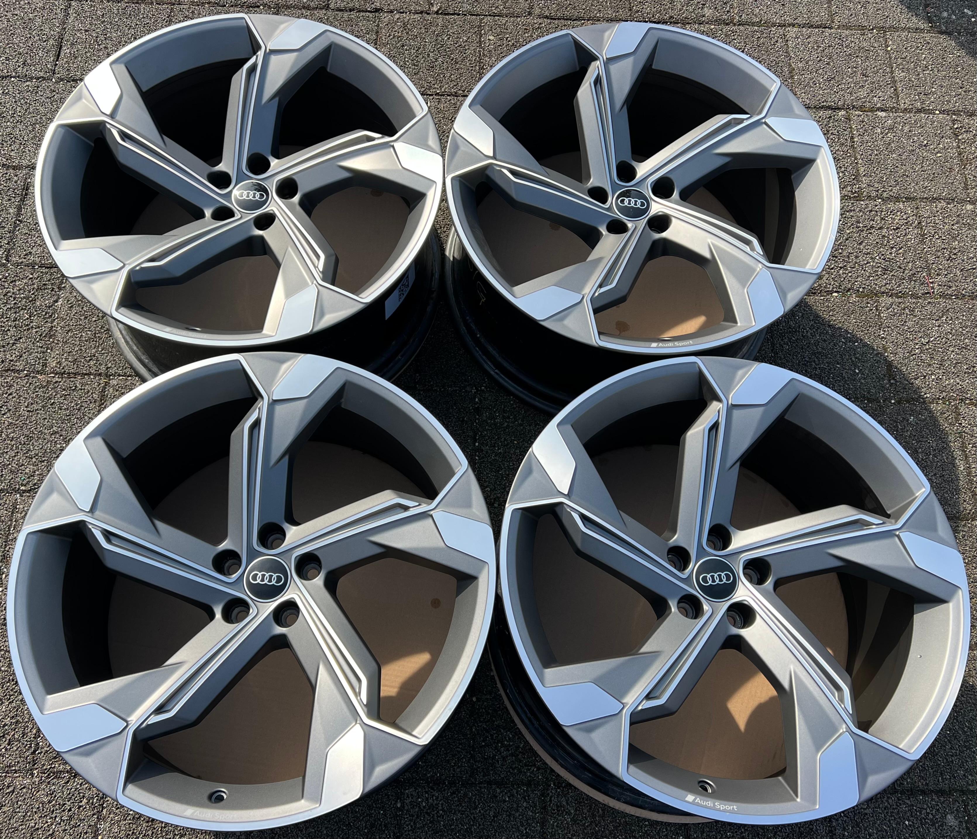 4 ORIGINAL 22" ALUFELGEN FELGEN AUDI E-TRON 4KE 10,5x22 ET25 4KE601025D FREIHAUS
