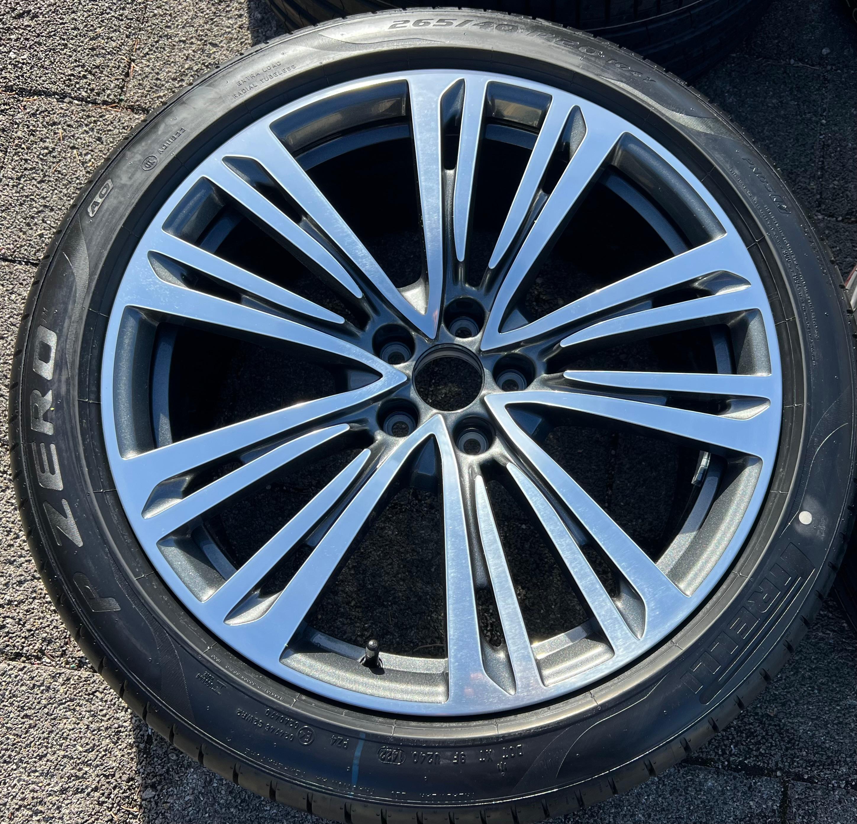4 ORIGINAL 20" ALU SOMMERRÄDER AUDI A8 4N 4N0601025D 265/40R20 104Y PIRELLI NEU