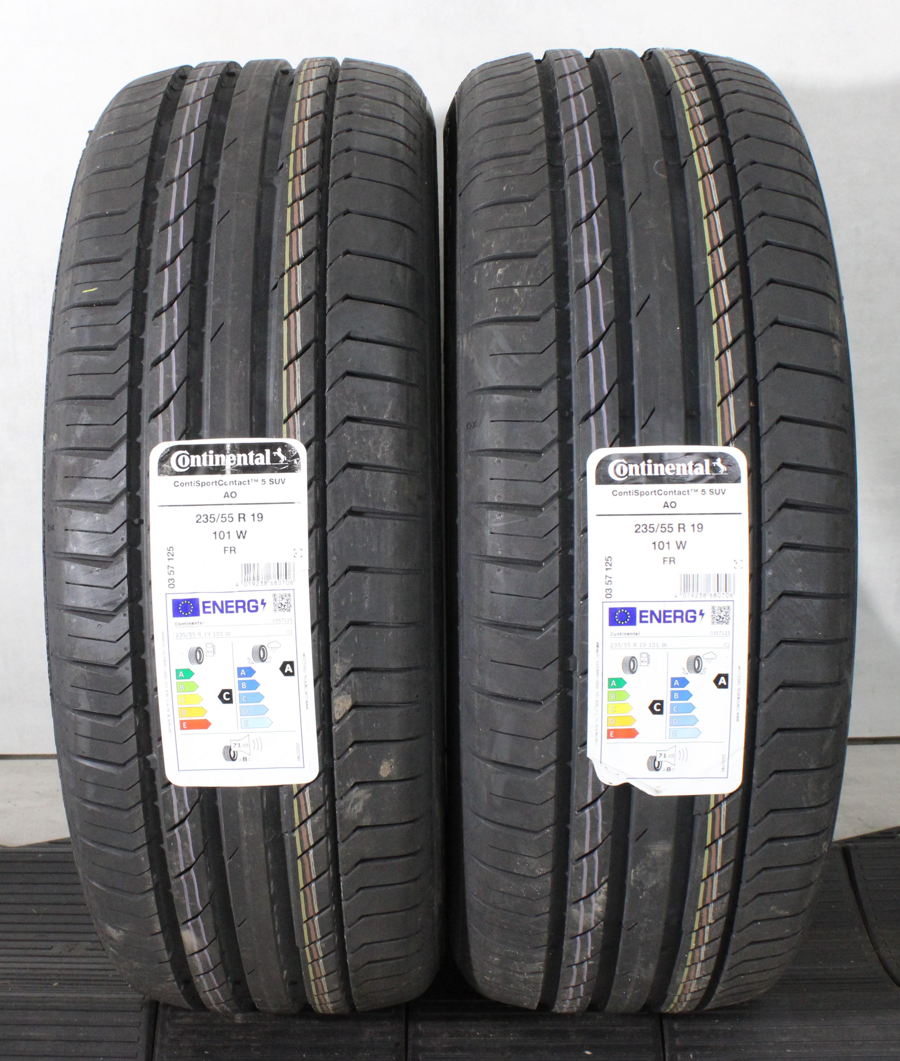 2 neumáticos de verano Continental Sport Contact 5 AO 2025, 235/55R19 101W