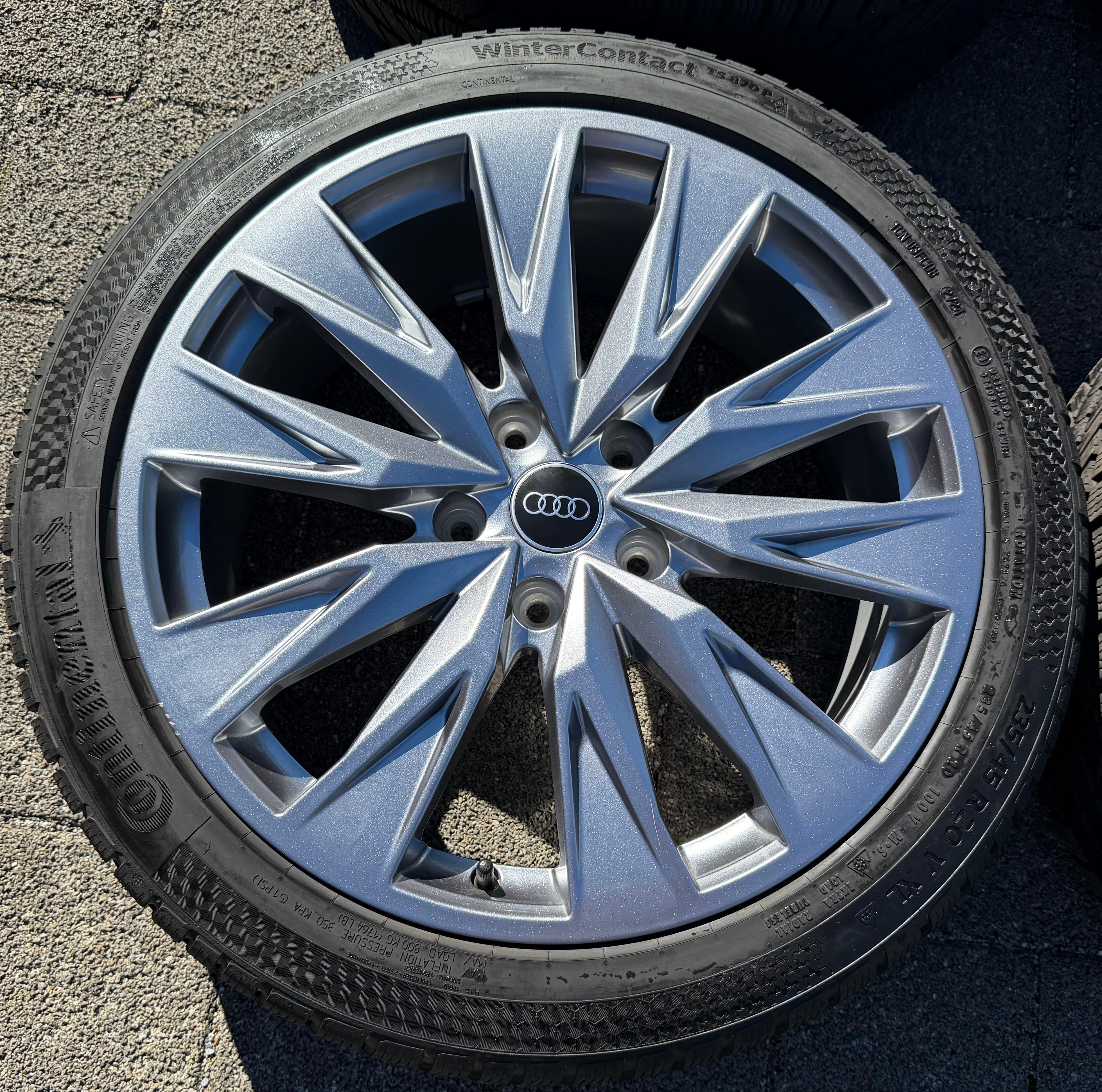 4 ORIGINAL 20" ALU WINTERRÄDER AUDI A6 S6 E-TRON GH5 GHA 85E601025B 85E601025C 2024
