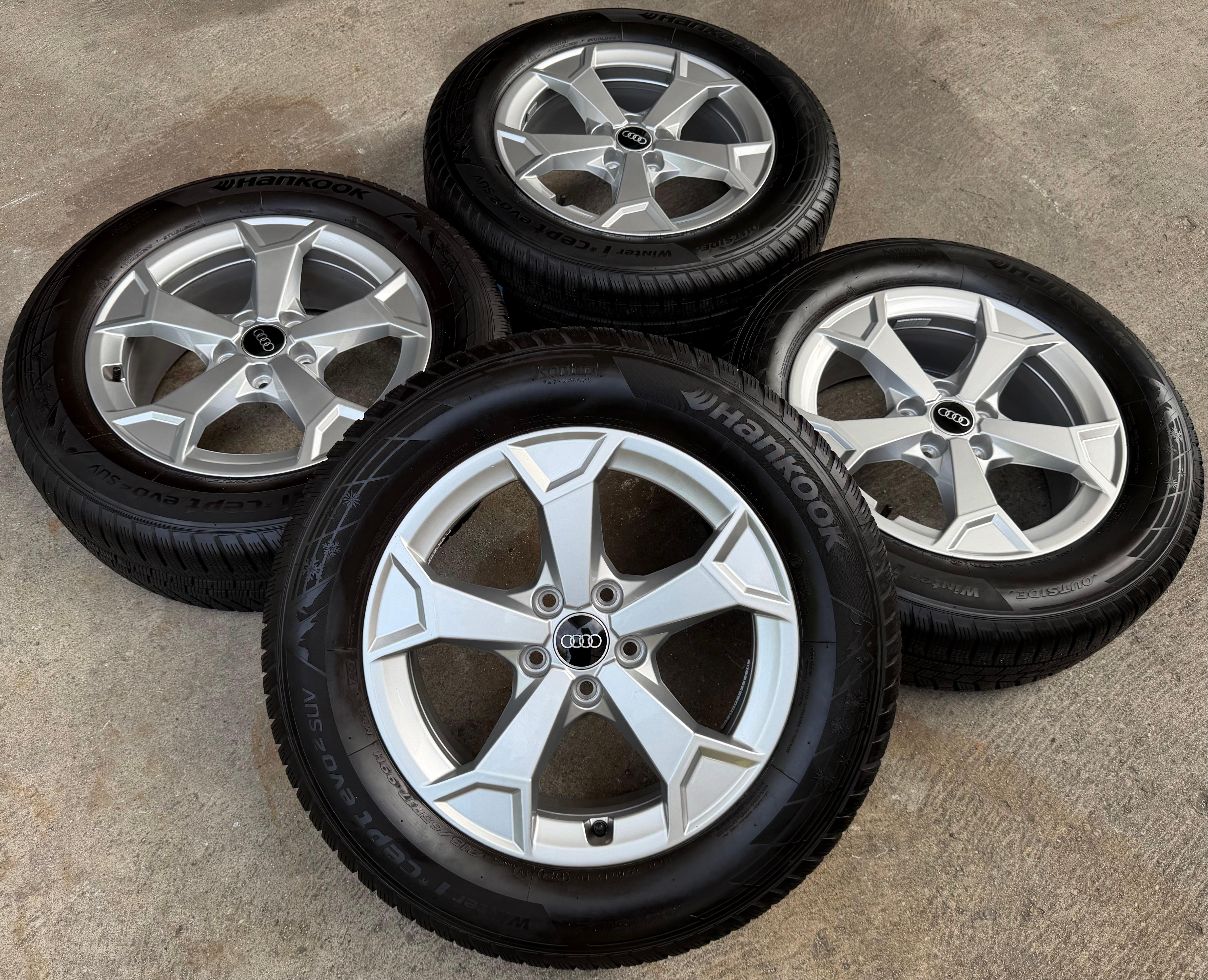 4 Original 17" Alu Winterräder Audi Q3 F3 F3N 215/65R17 99H Hankook 2021